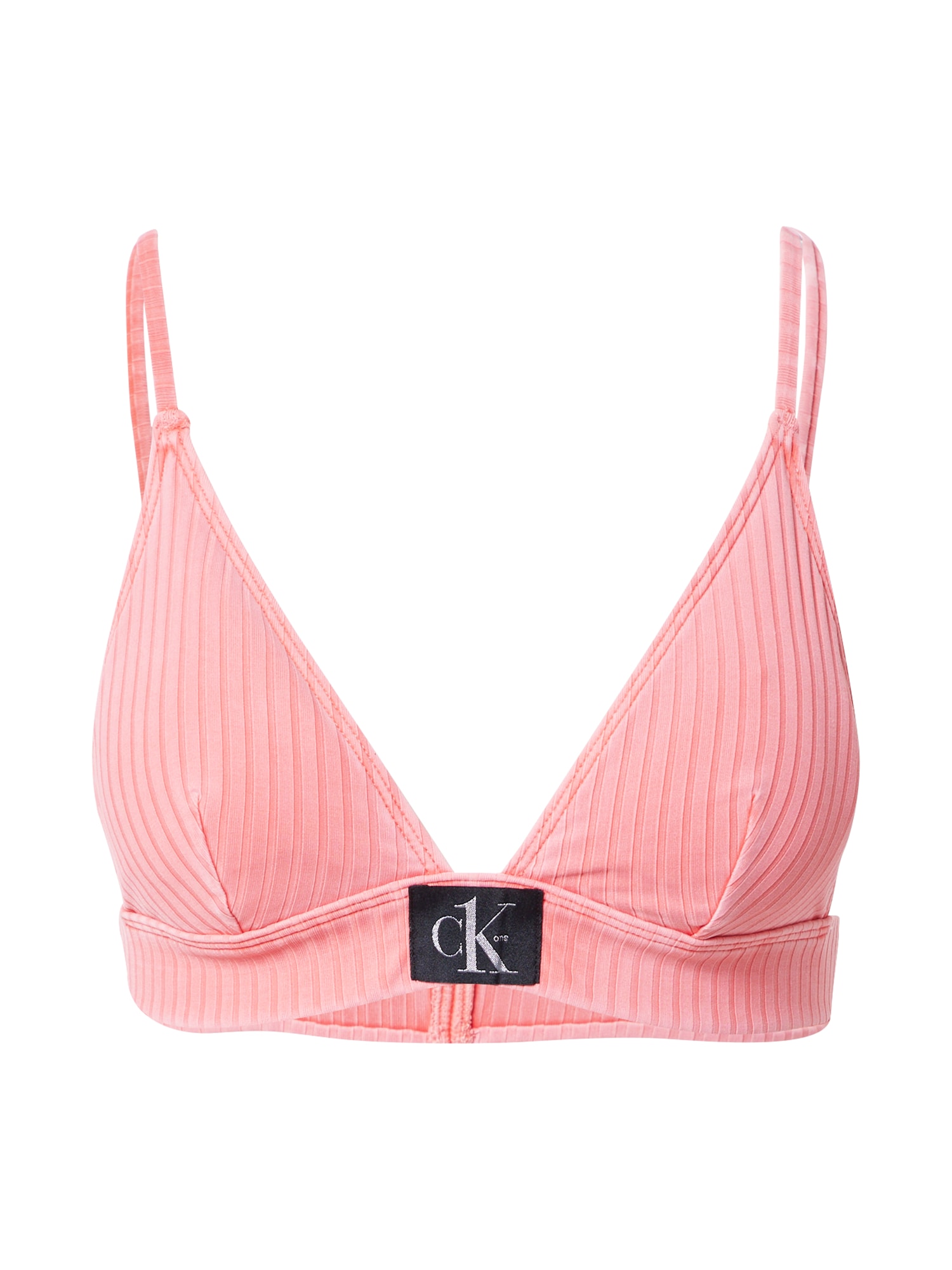 Calvin Klein Swimwear Bikini felső  fekete / lazac