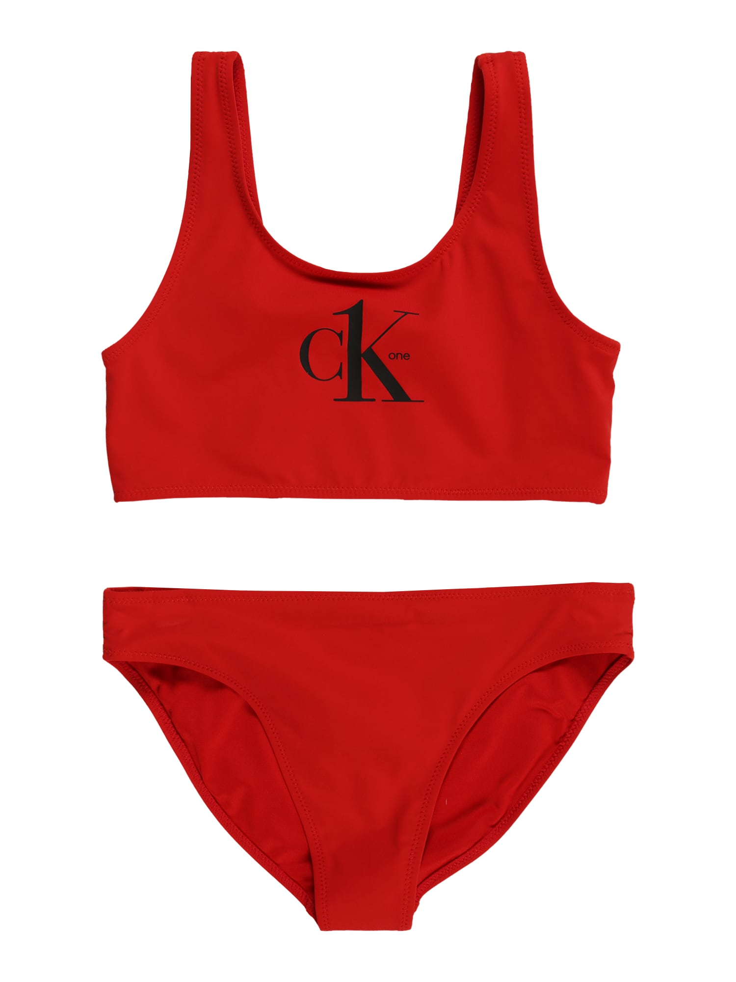 Calvin Klein Swimwear Bikini  piros / fekete