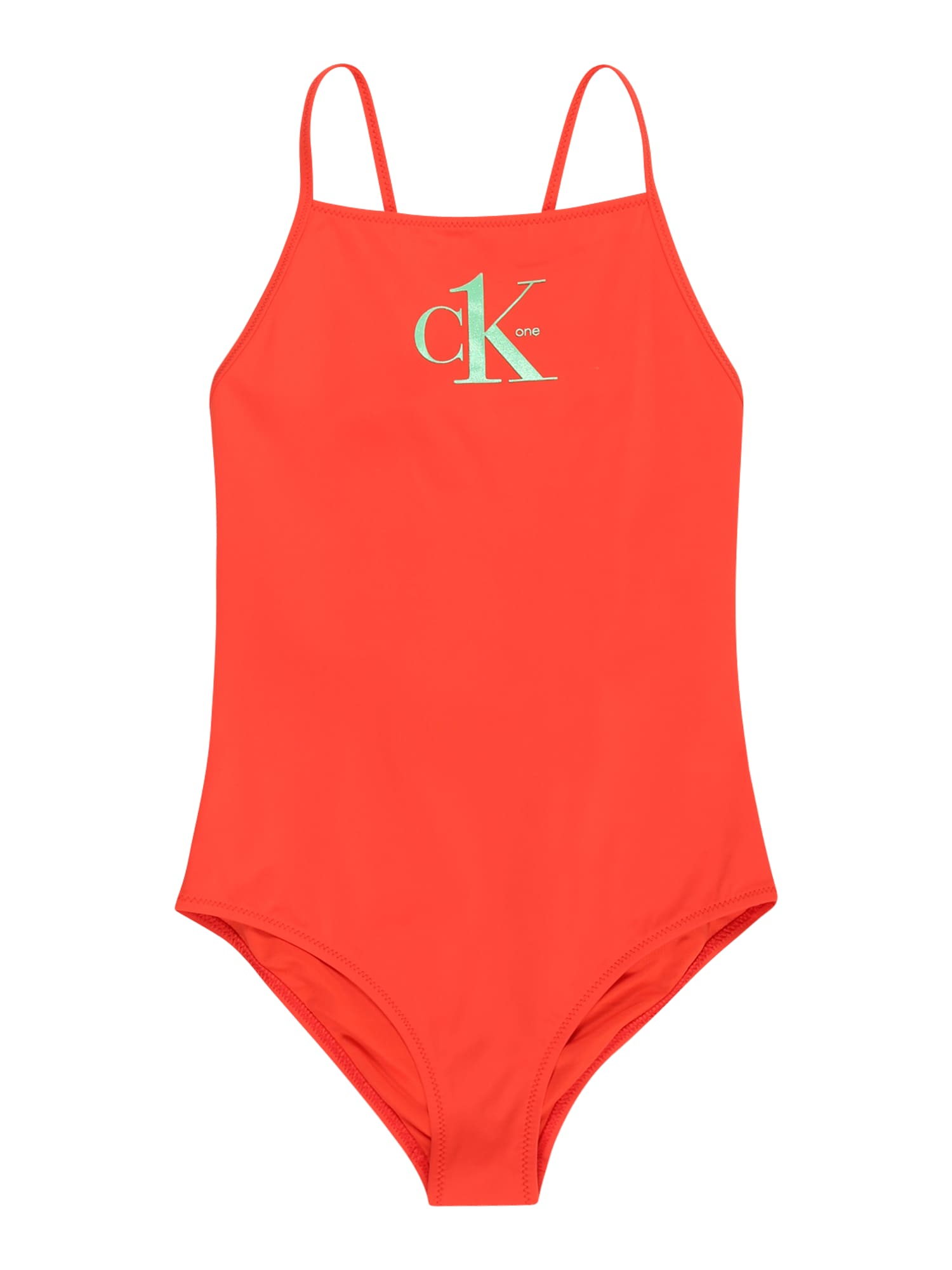 Calvin Klein Swimwear Fürdőruhák  narancsvörös / világoszöld