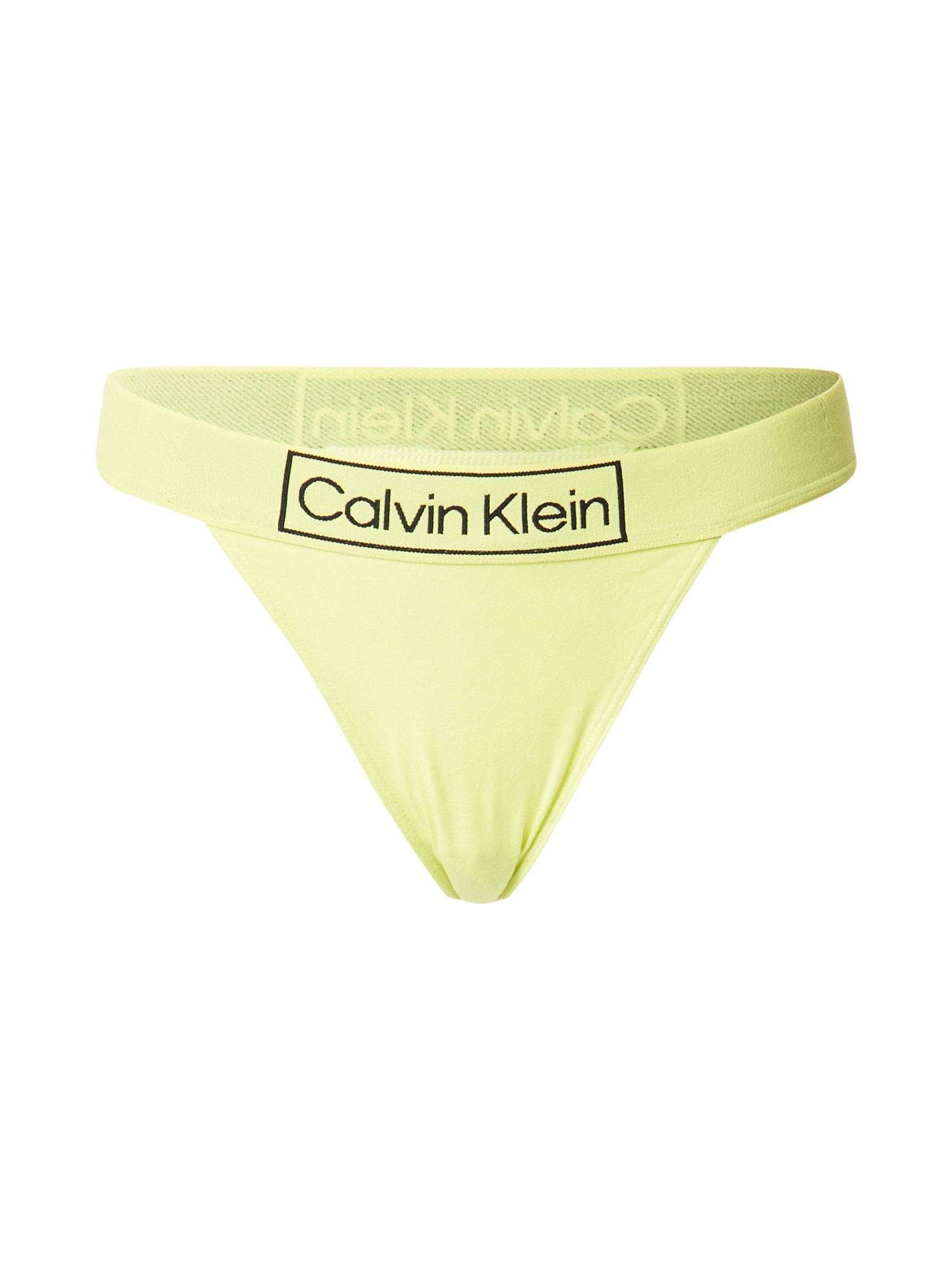 Calvin Klein Underwear String bugyik  citrom / fekete