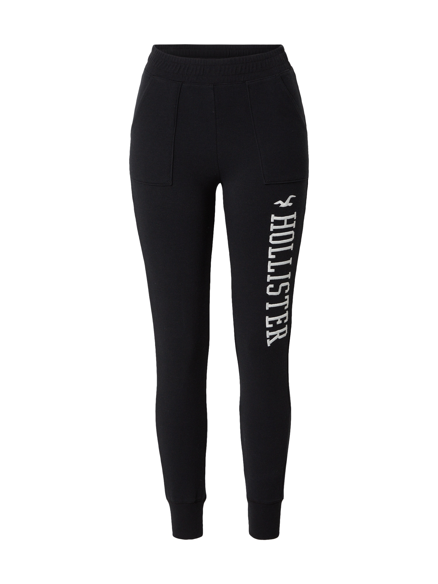 HOLLISTER Leggings  fekete / fehér