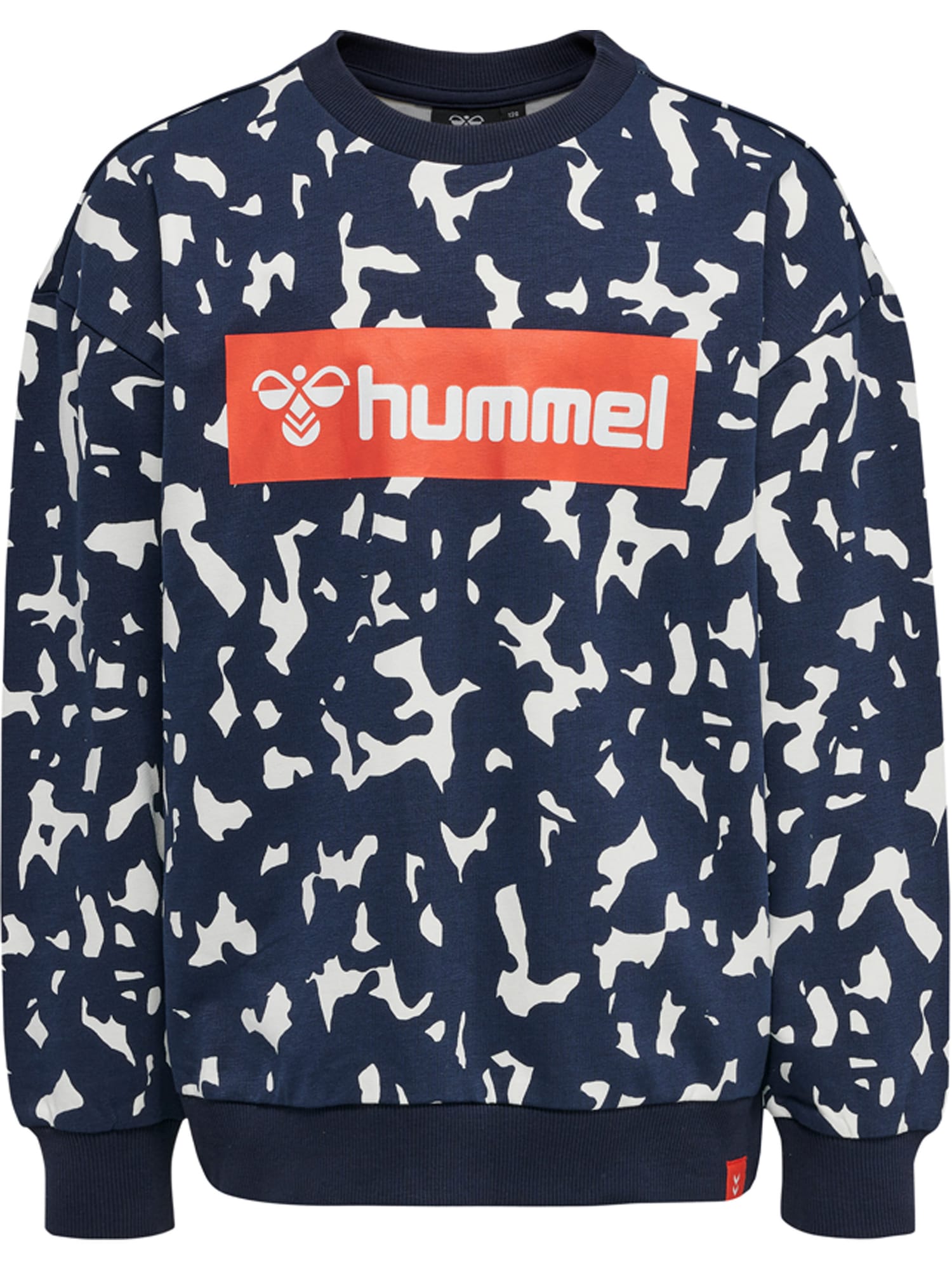 Hummel Tréning póló 'Ditz'  tengerészkék / fehér / narancs