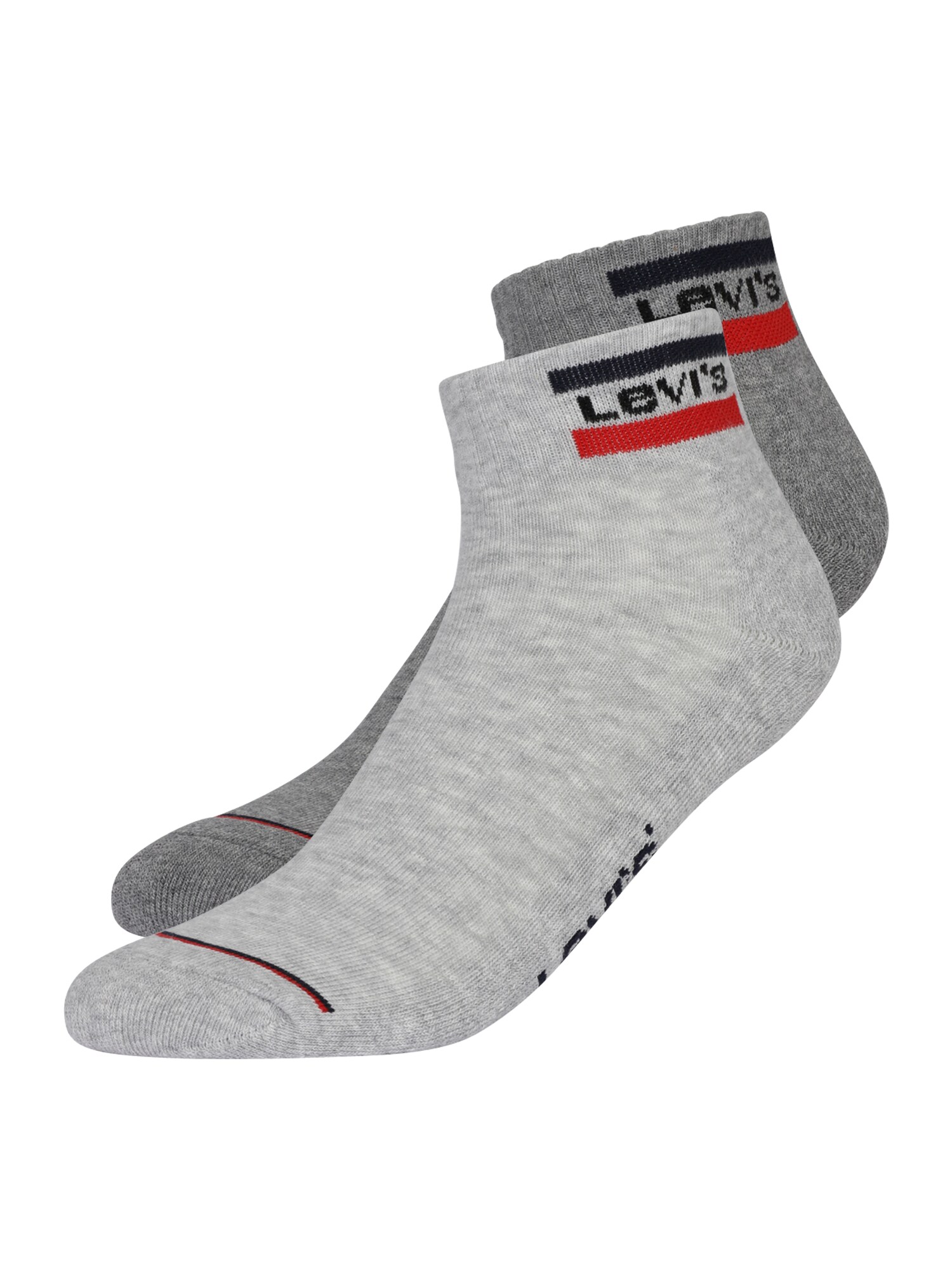 LEVI'S Zokni  szürke melír / világospiros