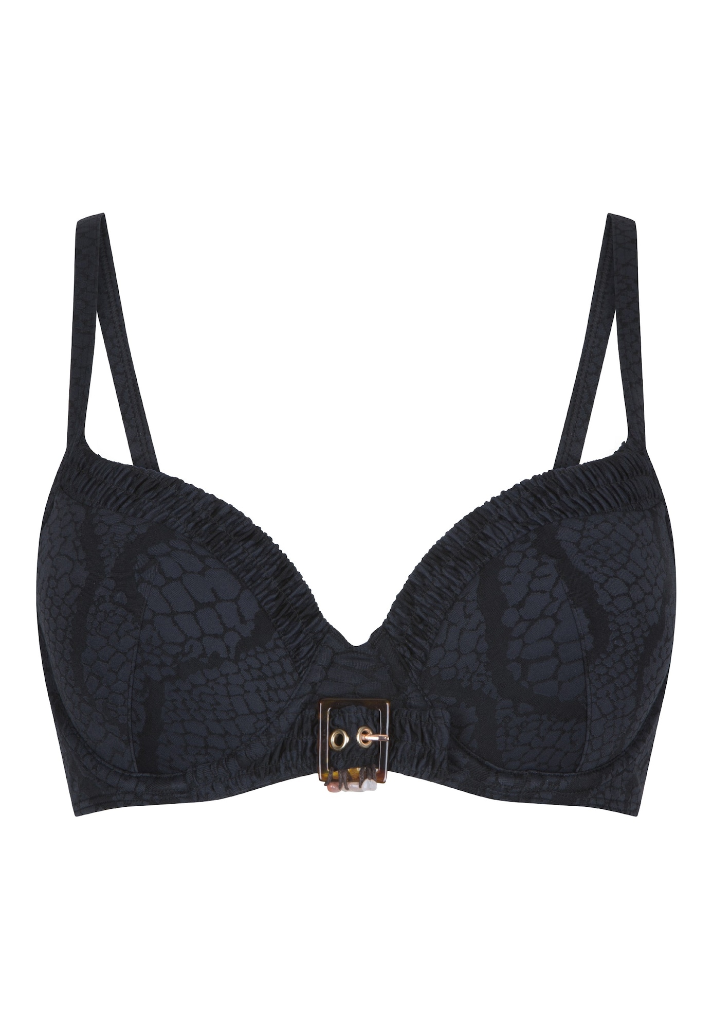 LingaDore Bikini felső  fekete / sötétszürke
