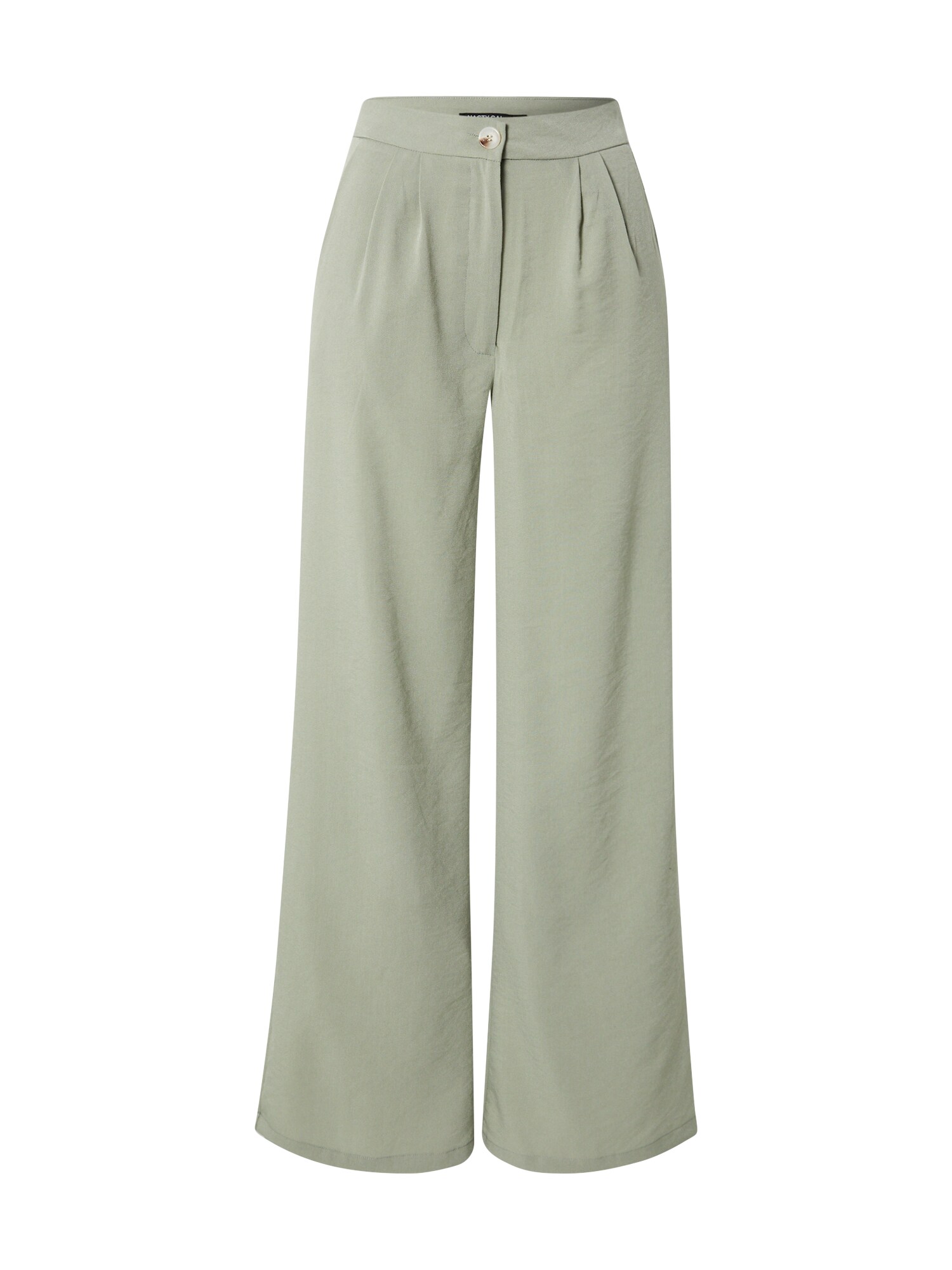 Nasty Gal Élére vasalt nadrágok  khaki
