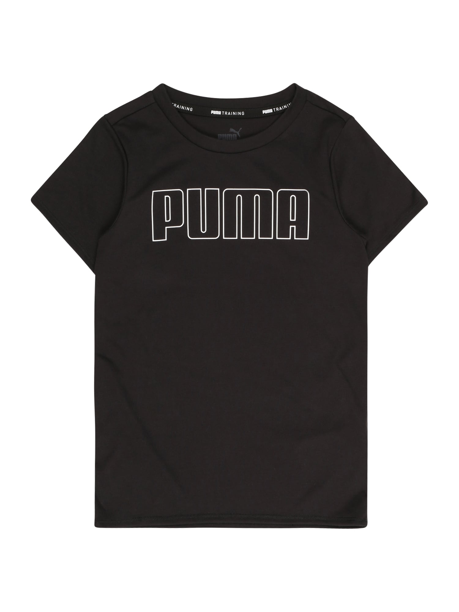 PUMA Póló  fekete / fehér