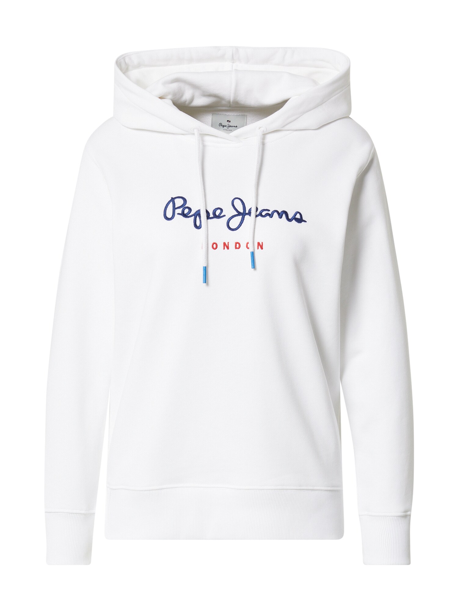 Pepe Jeans Tréning póló 'CALISTA'  fehér / tűzpiros / tengerészkék