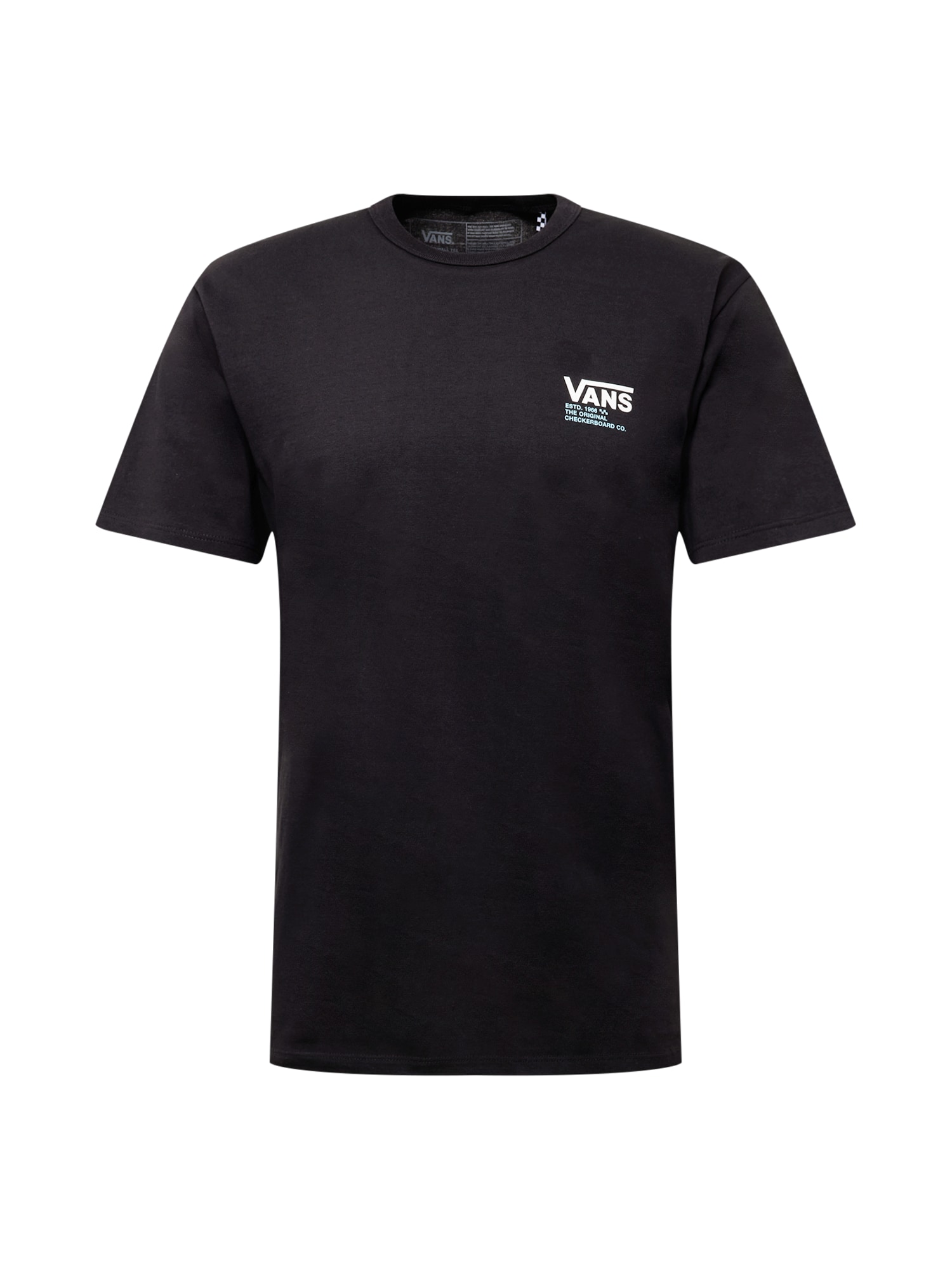 VANS Póló  fekete / fehér / világoskék