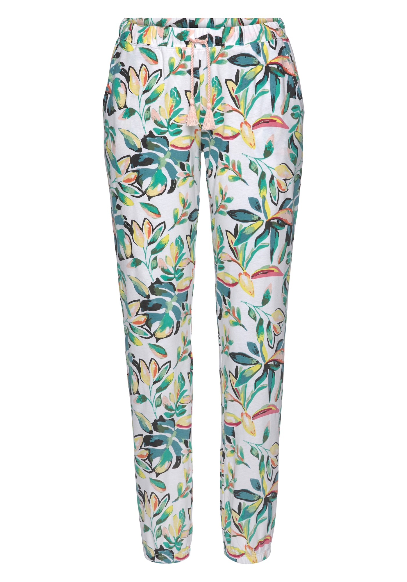 VIVANCE Pizsama nadrágok  fehér / zöld / jáde / sárga / rózsaszín