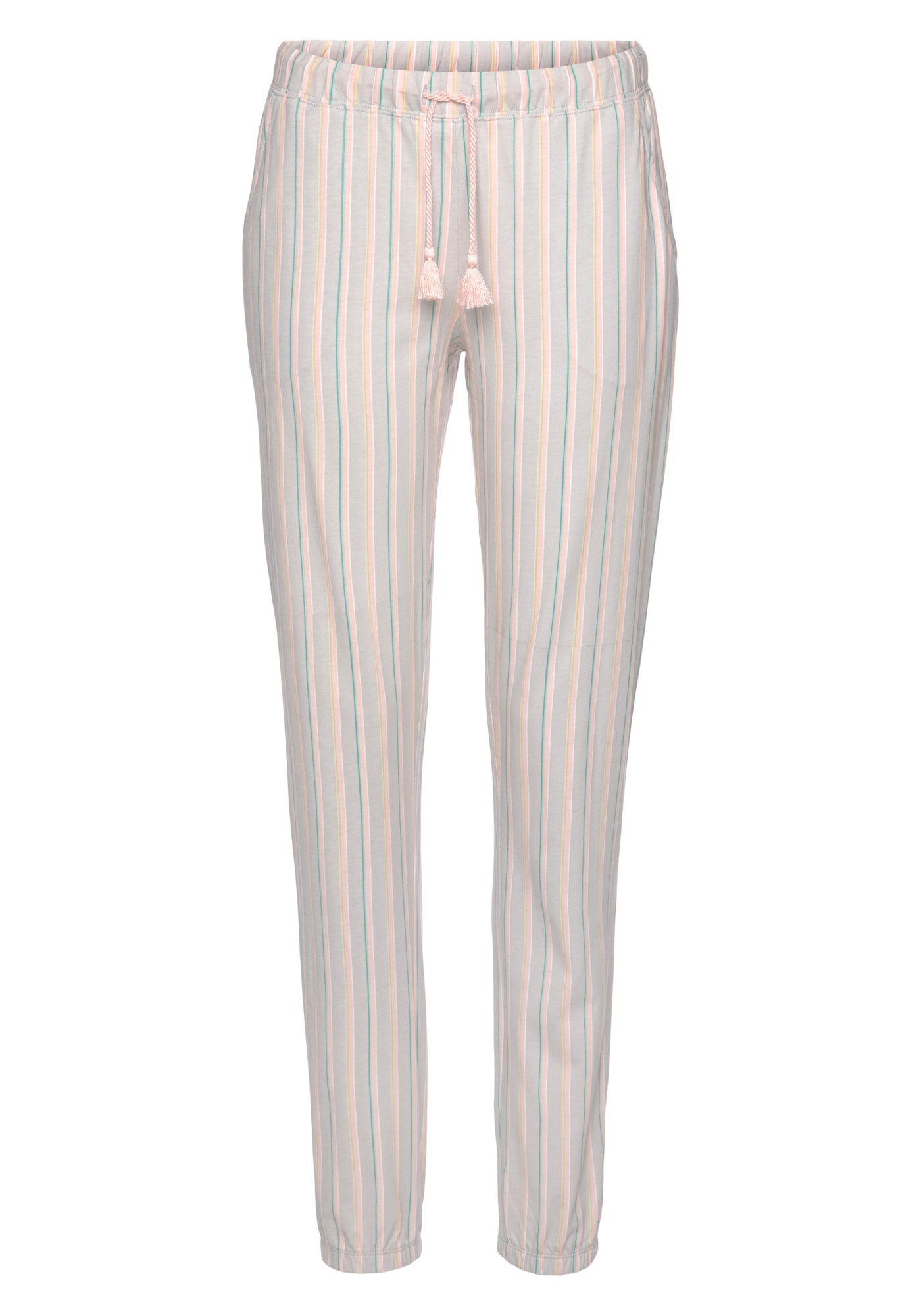 VIVANCE Pizsama nadrágok  rózsaszín / szürke / zöld / fehér