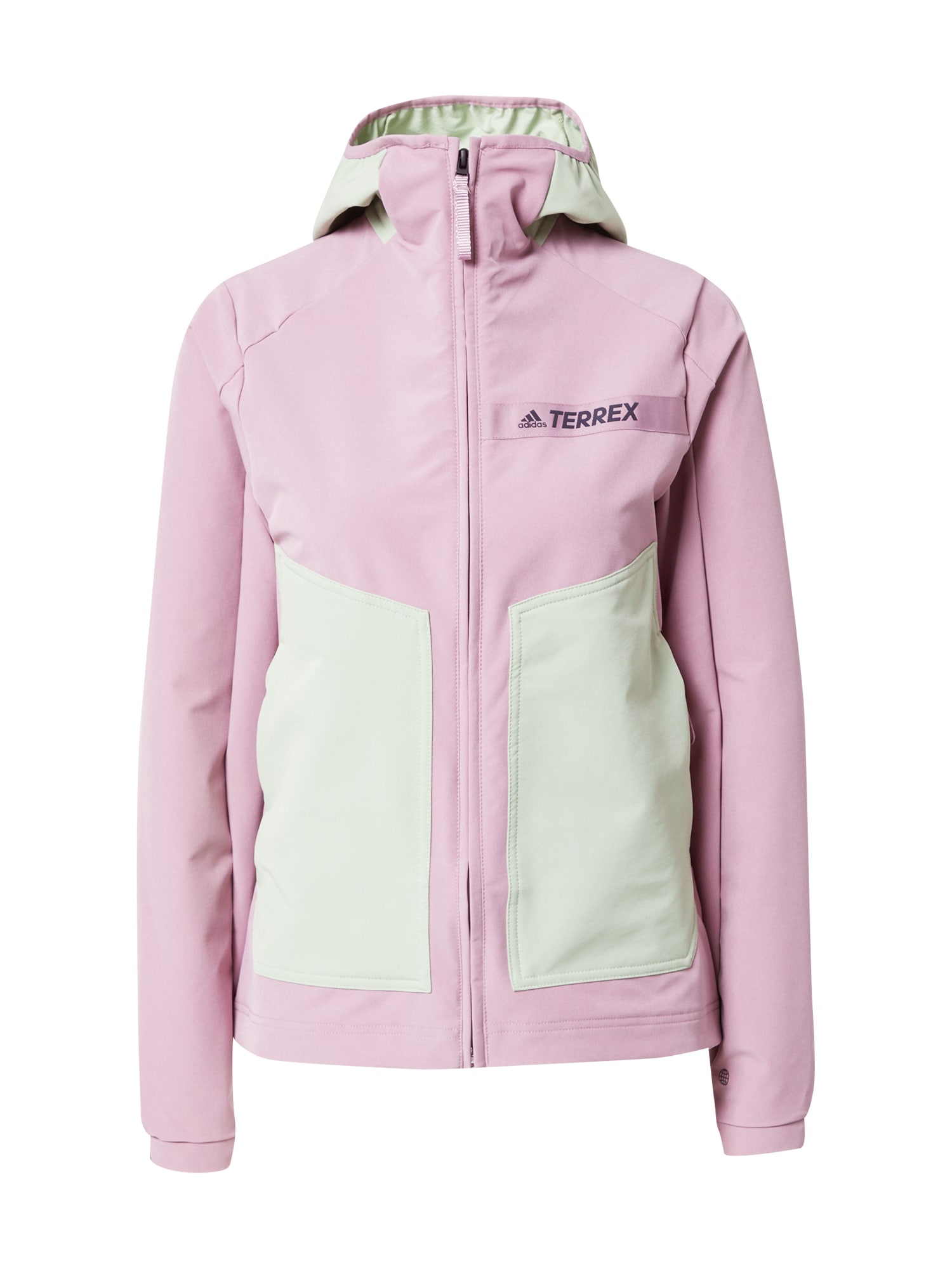 adidas Terrex Kültéri kabátok  fekete / orgona / menta