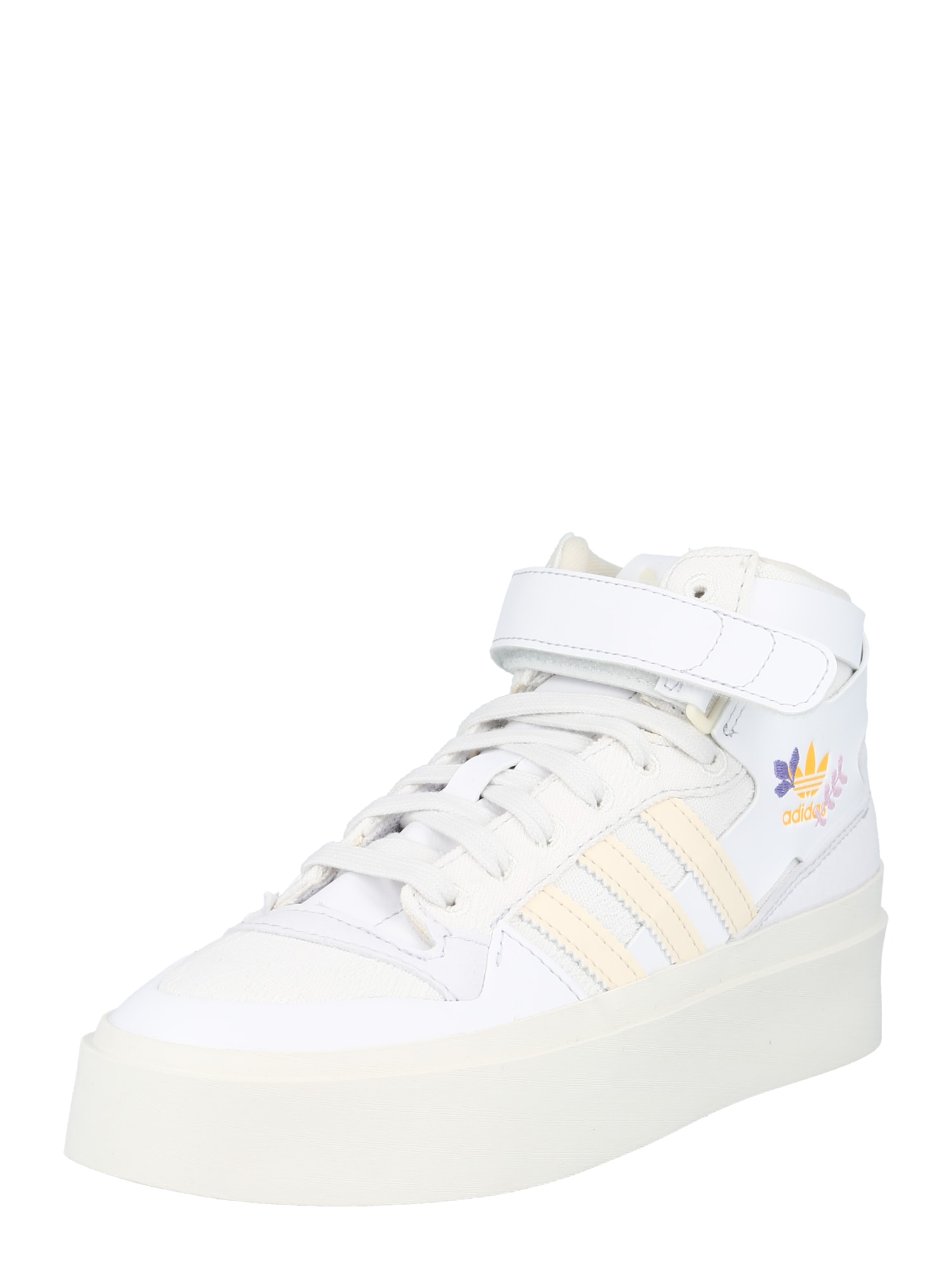 ADIDAS ORIGINALS Magas szárú edzőcipők 'Forum Bonega'  fehér / narancs