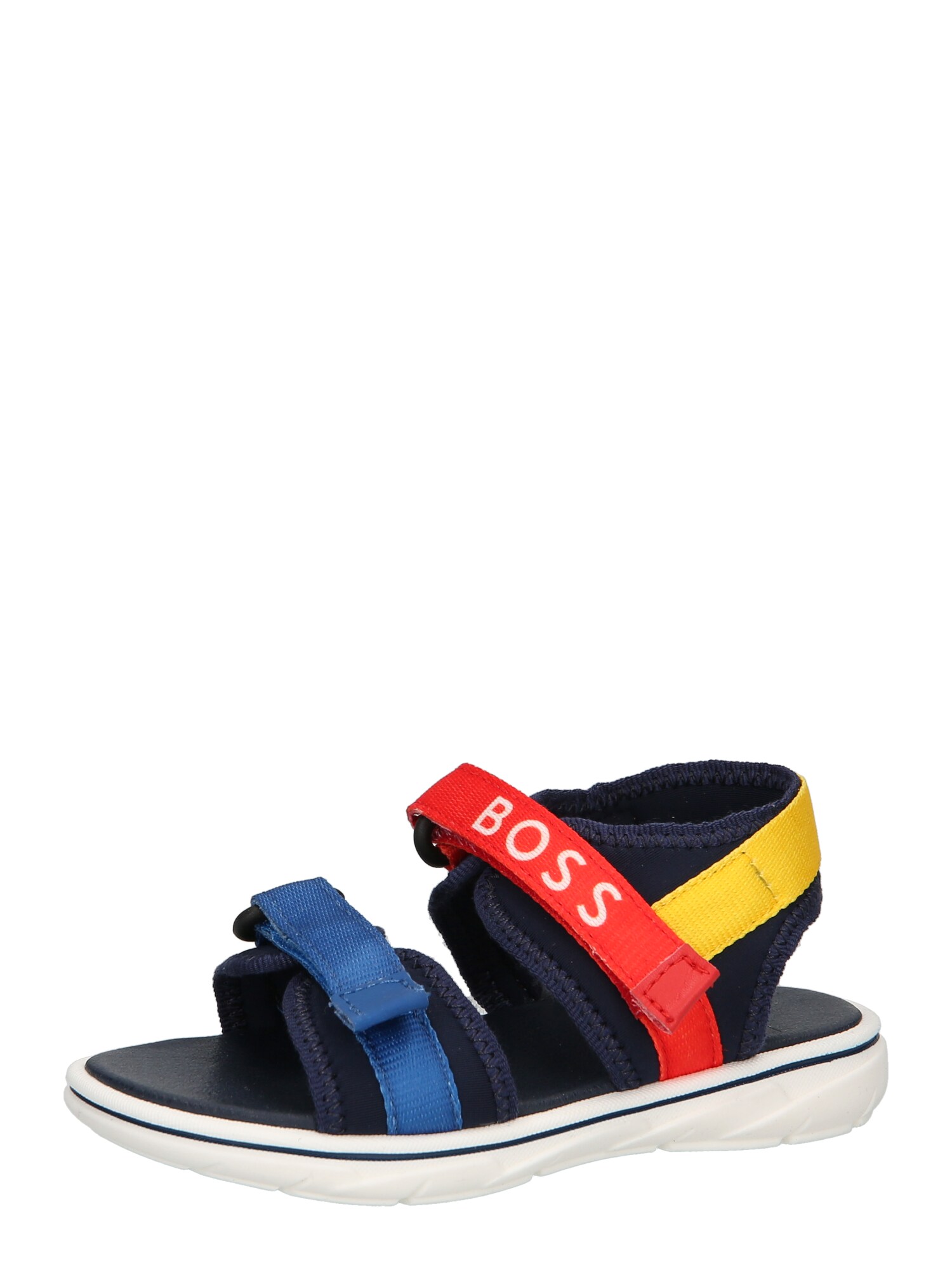 BOSS Kidswear Nyitott cipők  sötétkék / kék / piros / sárga