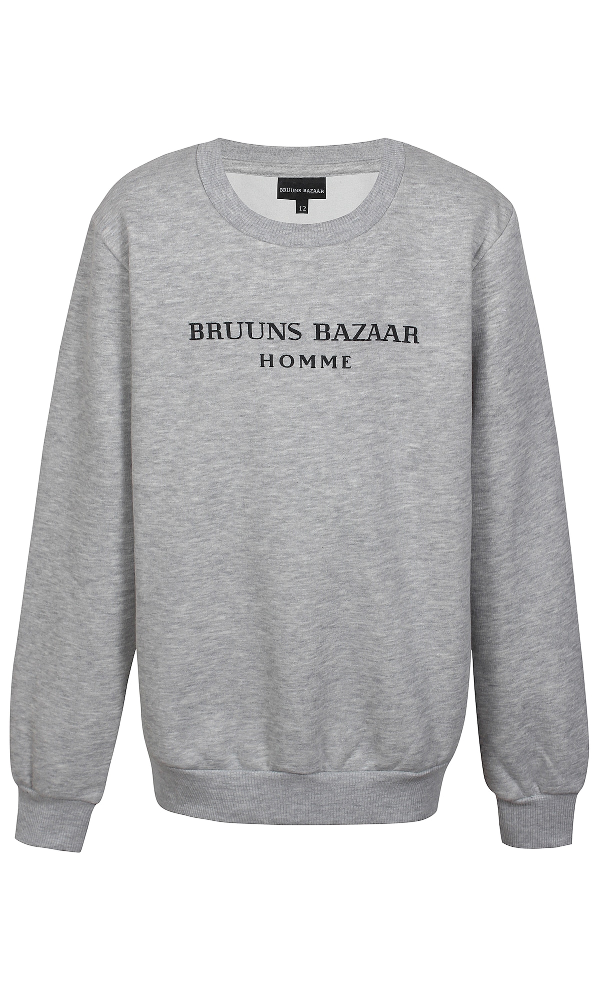 Bruuns Bazaar Kids Tréning póló  szürke melír / fekete
