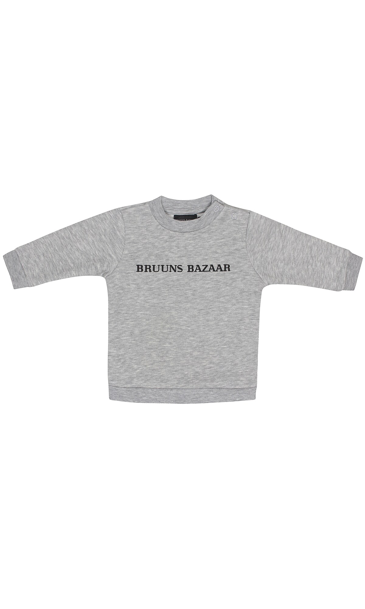 Bruuns Bazaar Kids Tréning póló  szürke melír / fekete
