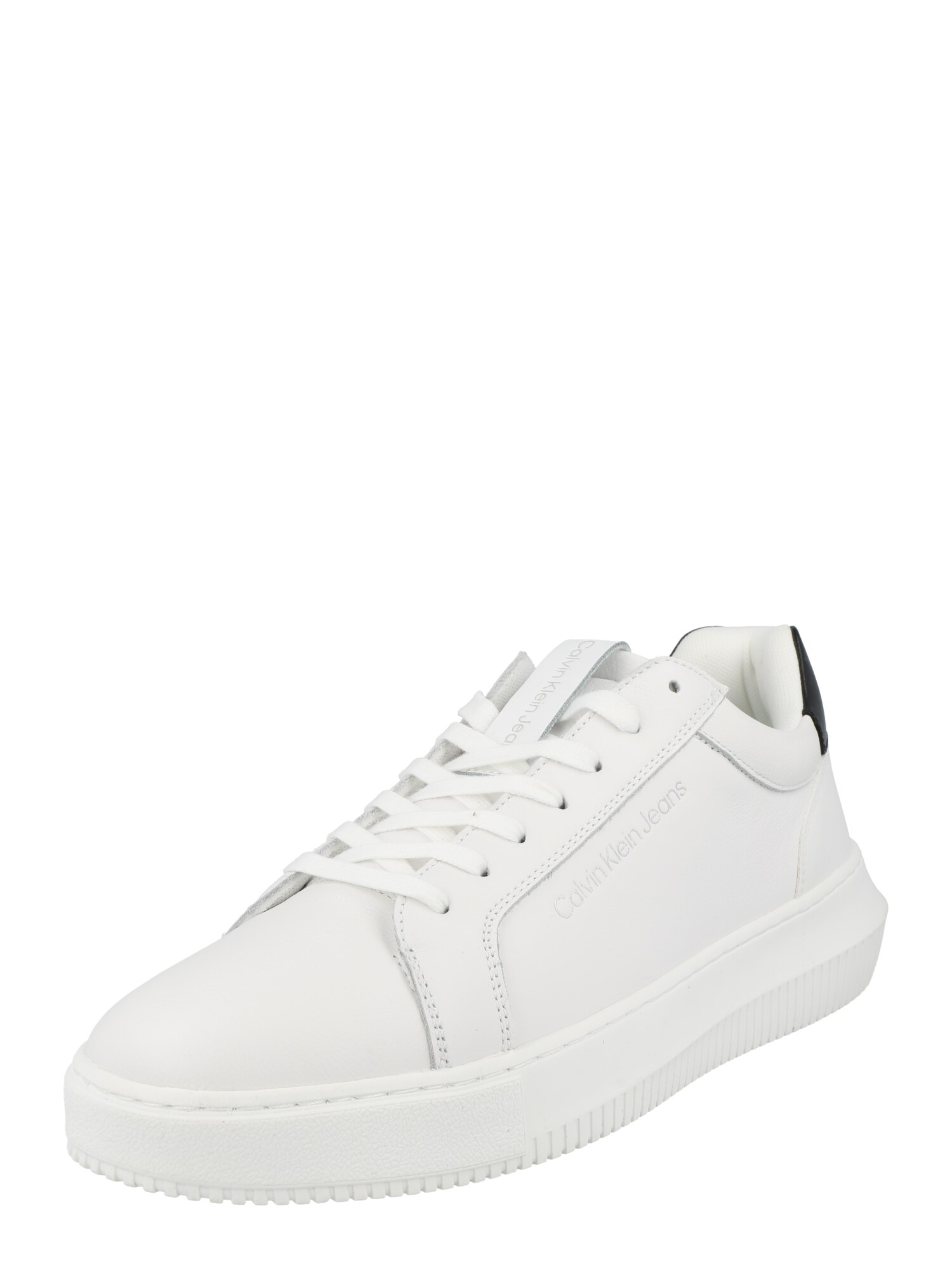 Calvin Klein Jeans Rövid szárú edzőcipők  fehér / fekete