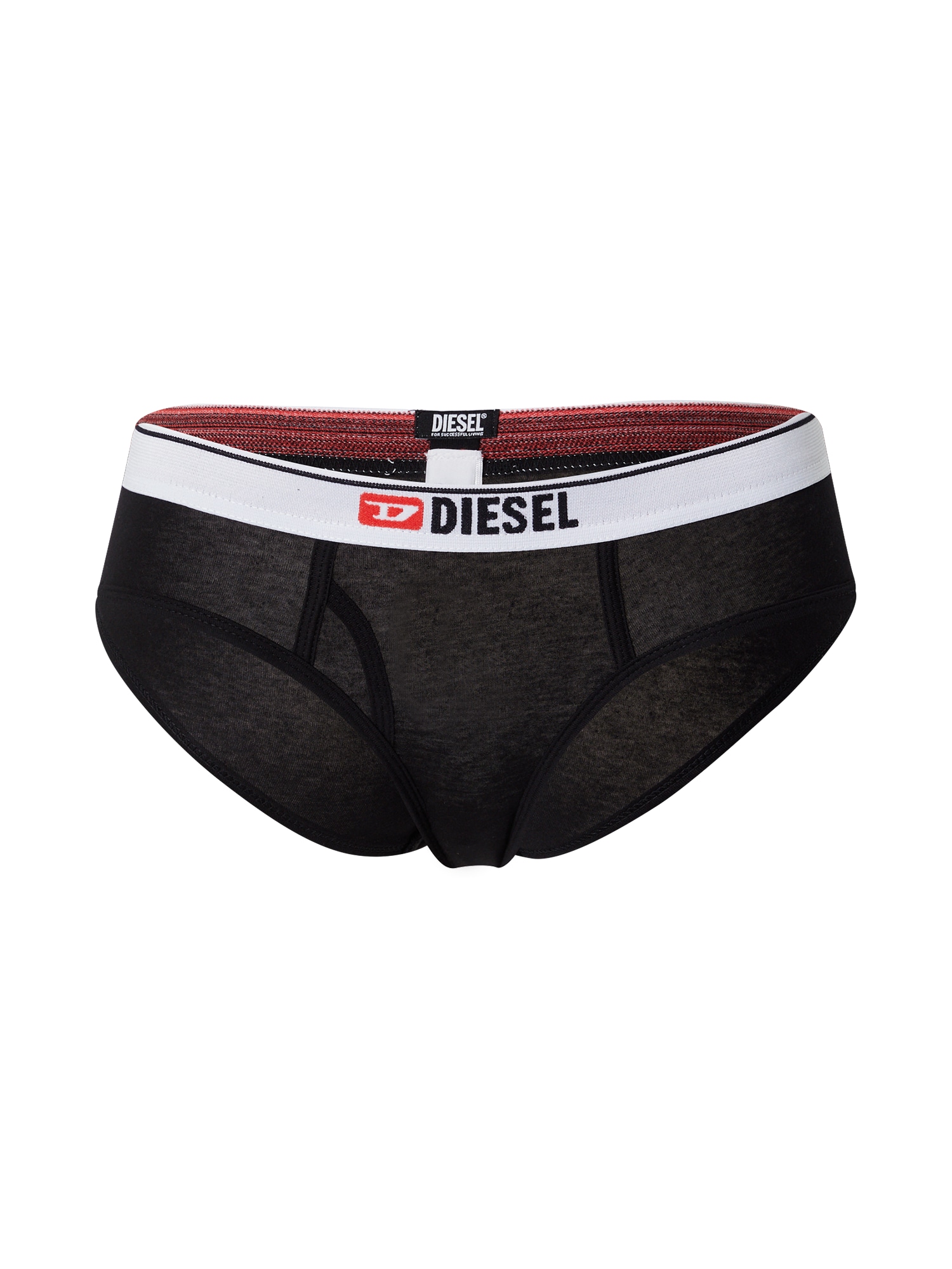 DIESEL Slip  fekete / piros / fehér