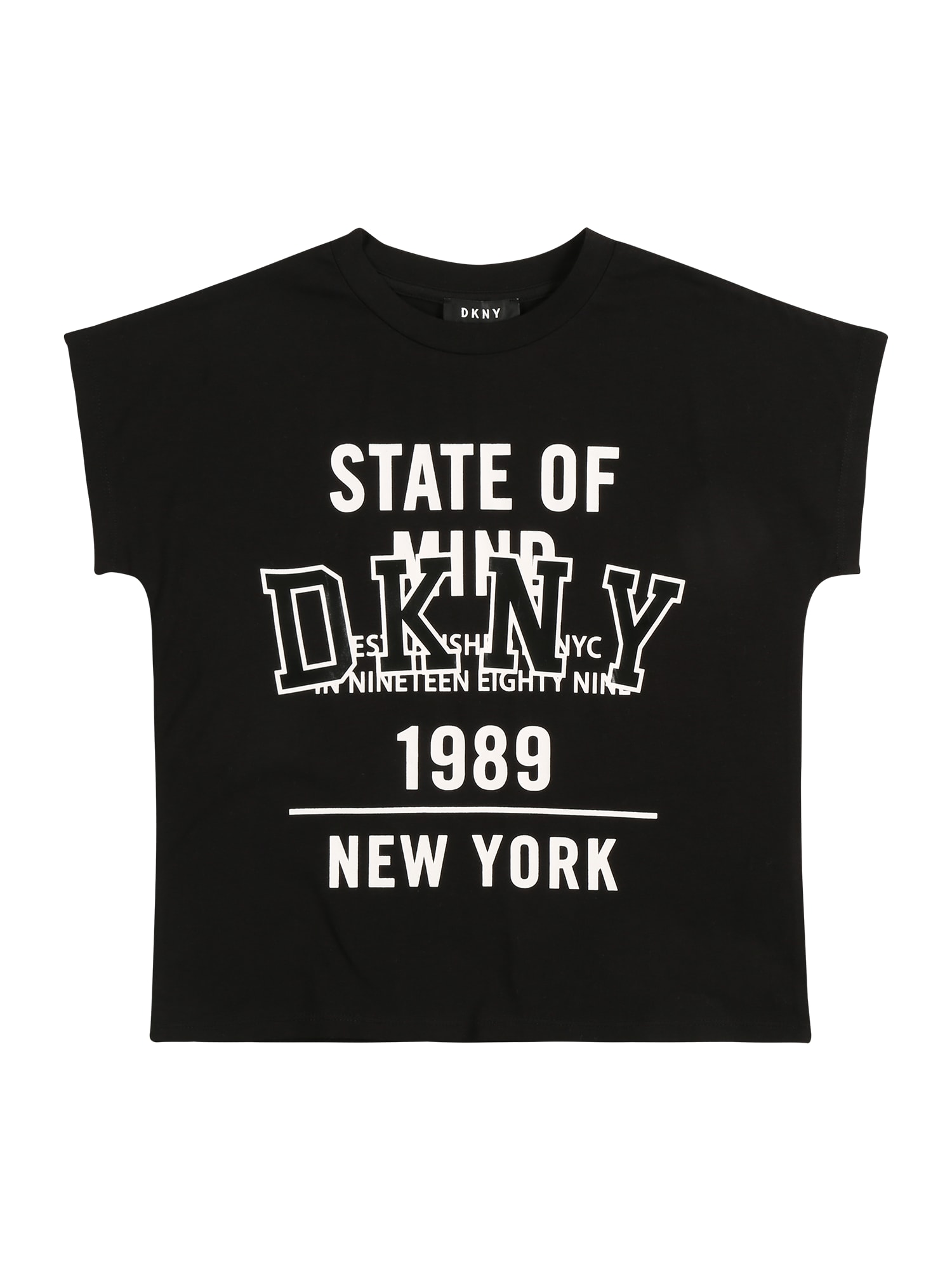 DKNY Póló  fekete / fehér