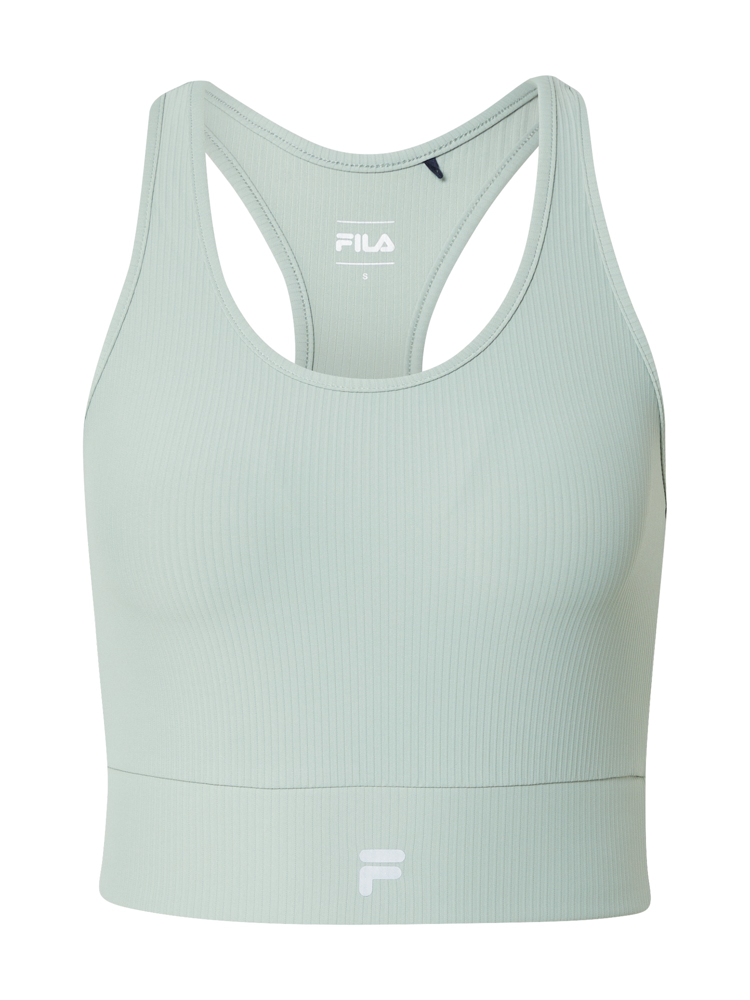 FILA Sport top 'CARIATI'  világoszöld / fehér