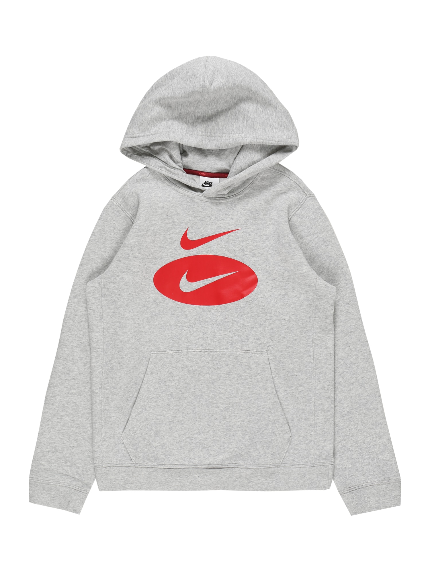 Nike Sportswear Tréning póló  szürke / piros