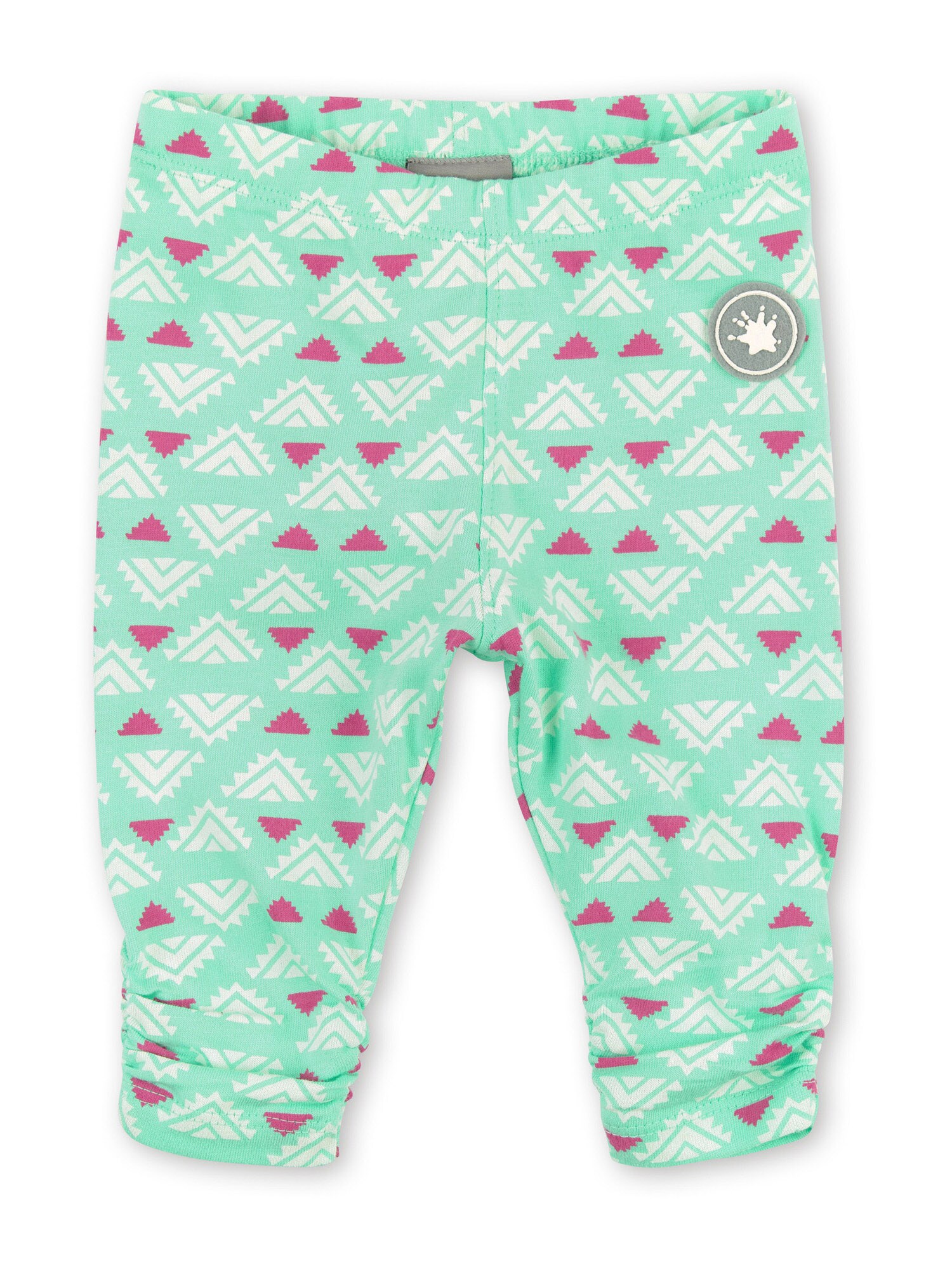 SIGIKID Leggings  világoszöld / fehér / lila