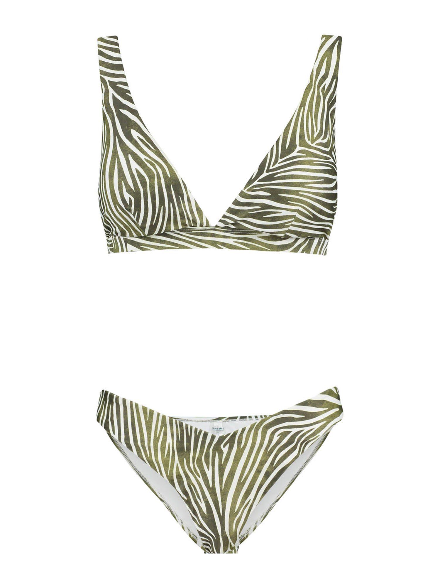 Shiwi Bikini 'AMY'  olíva / fehér