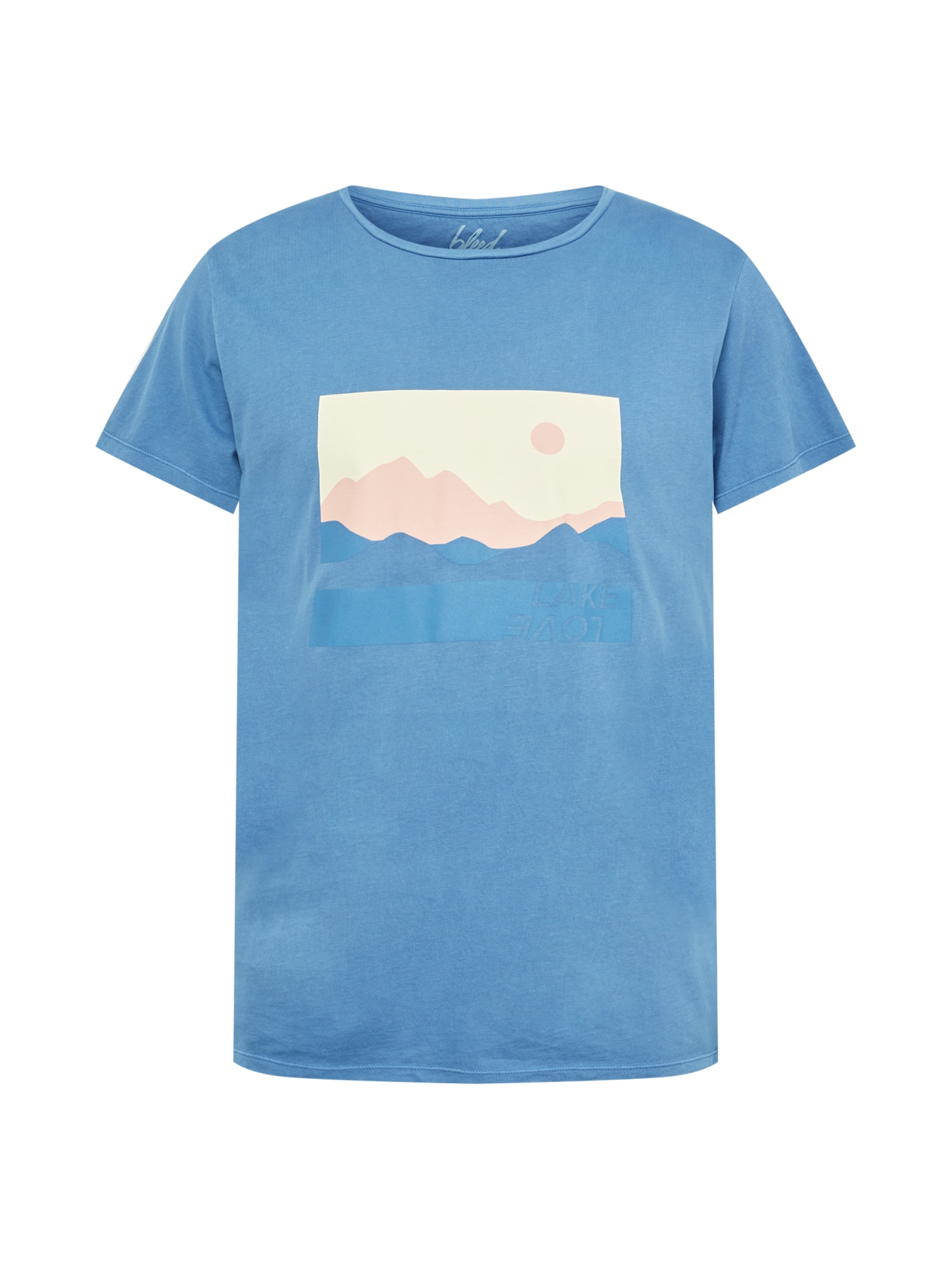 bleed clothing Póló  kék / pezsgő / pasztell-rózsaszín