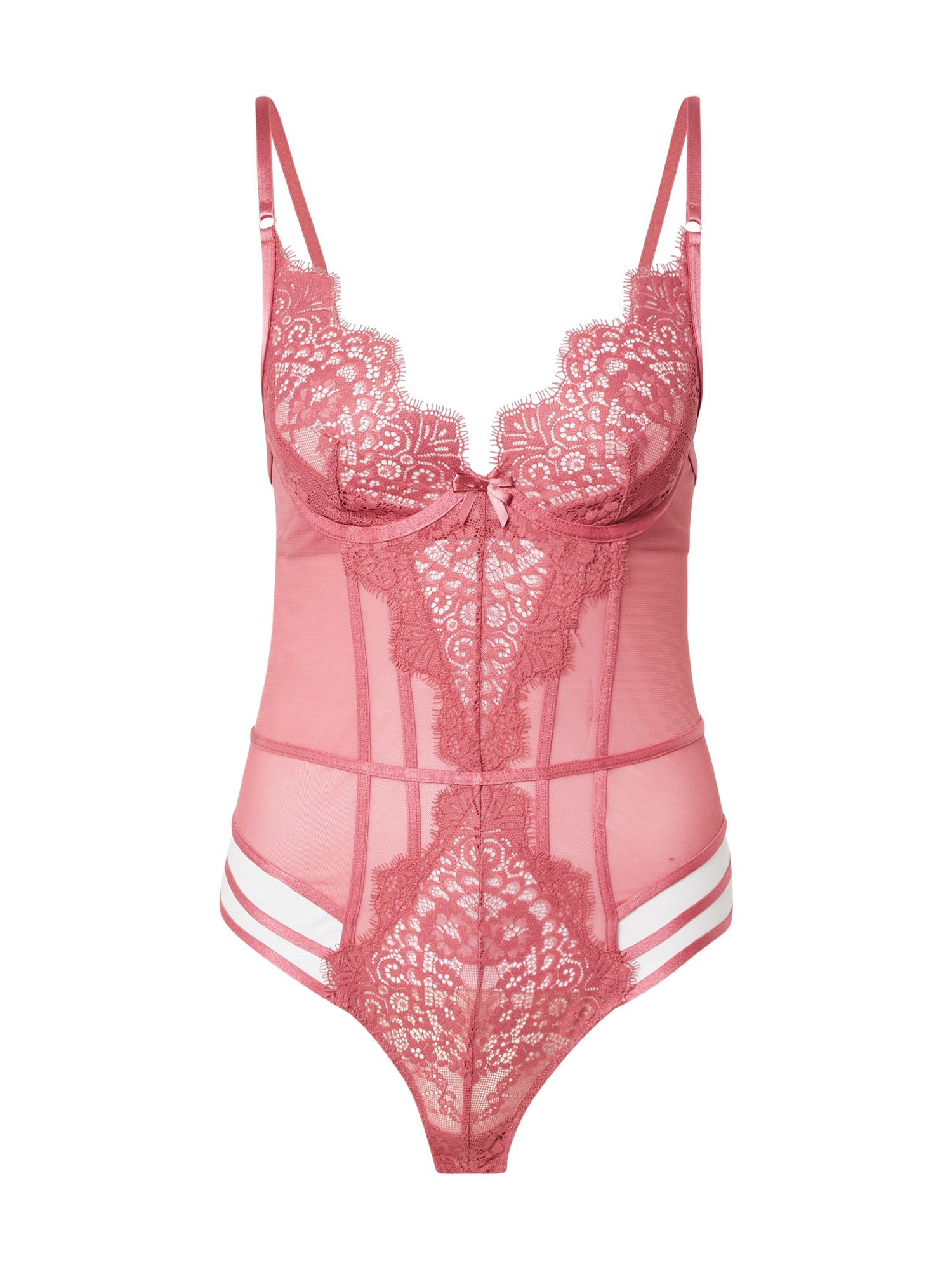 ABOUT YOU x hunkemöller Body 'Rosanne'  sötét-rózsaszín