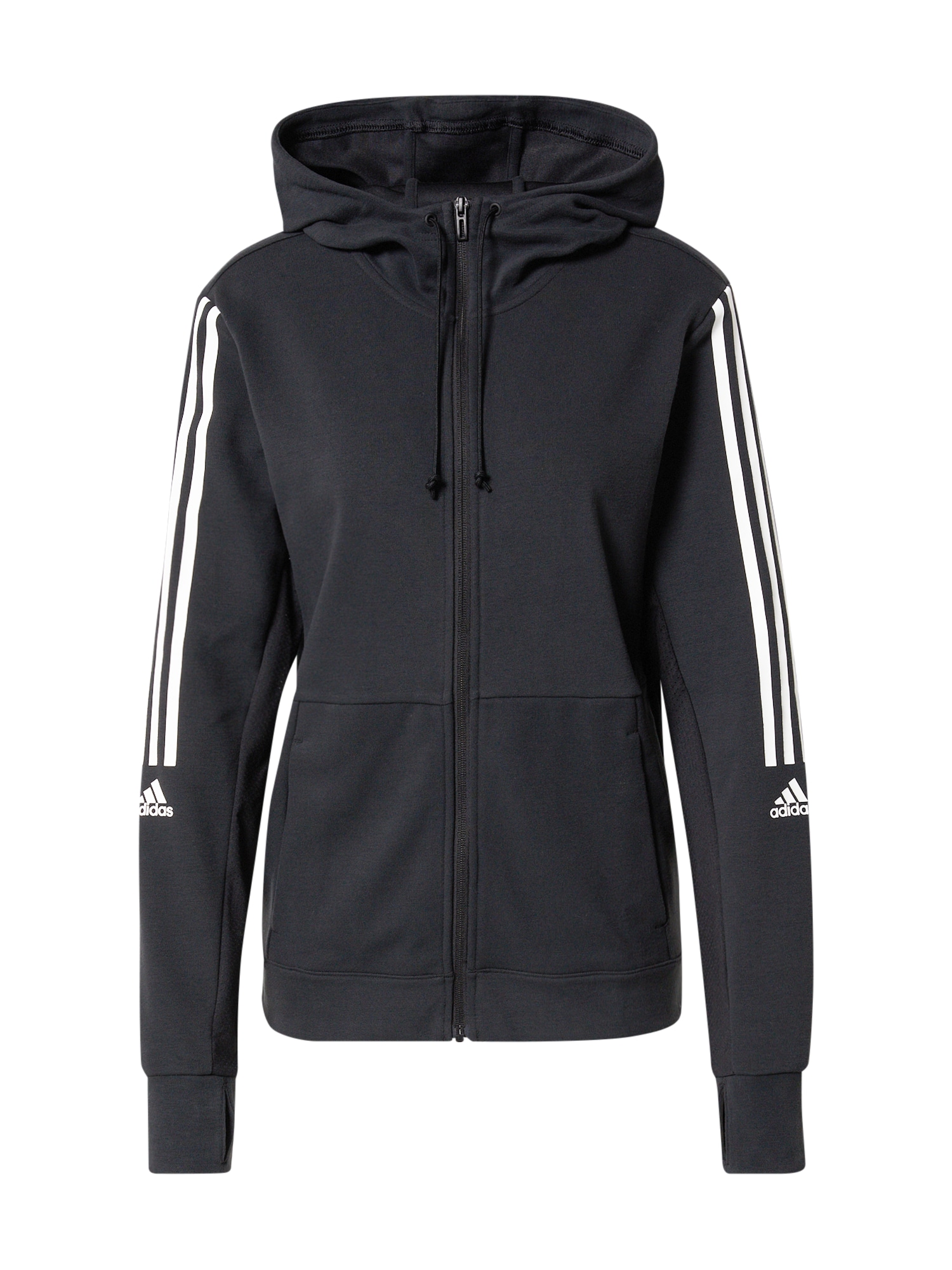 ADIDAS PERFORMANCE Sport szabadidős dzsekik 'Designed2Move'  fekete / fehér