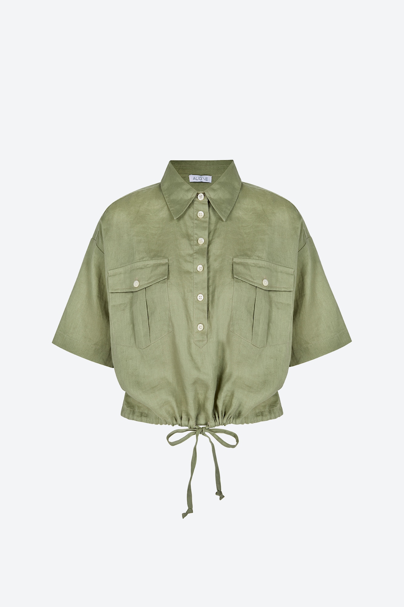 Aligne Blúz 'Feechi'  khaki