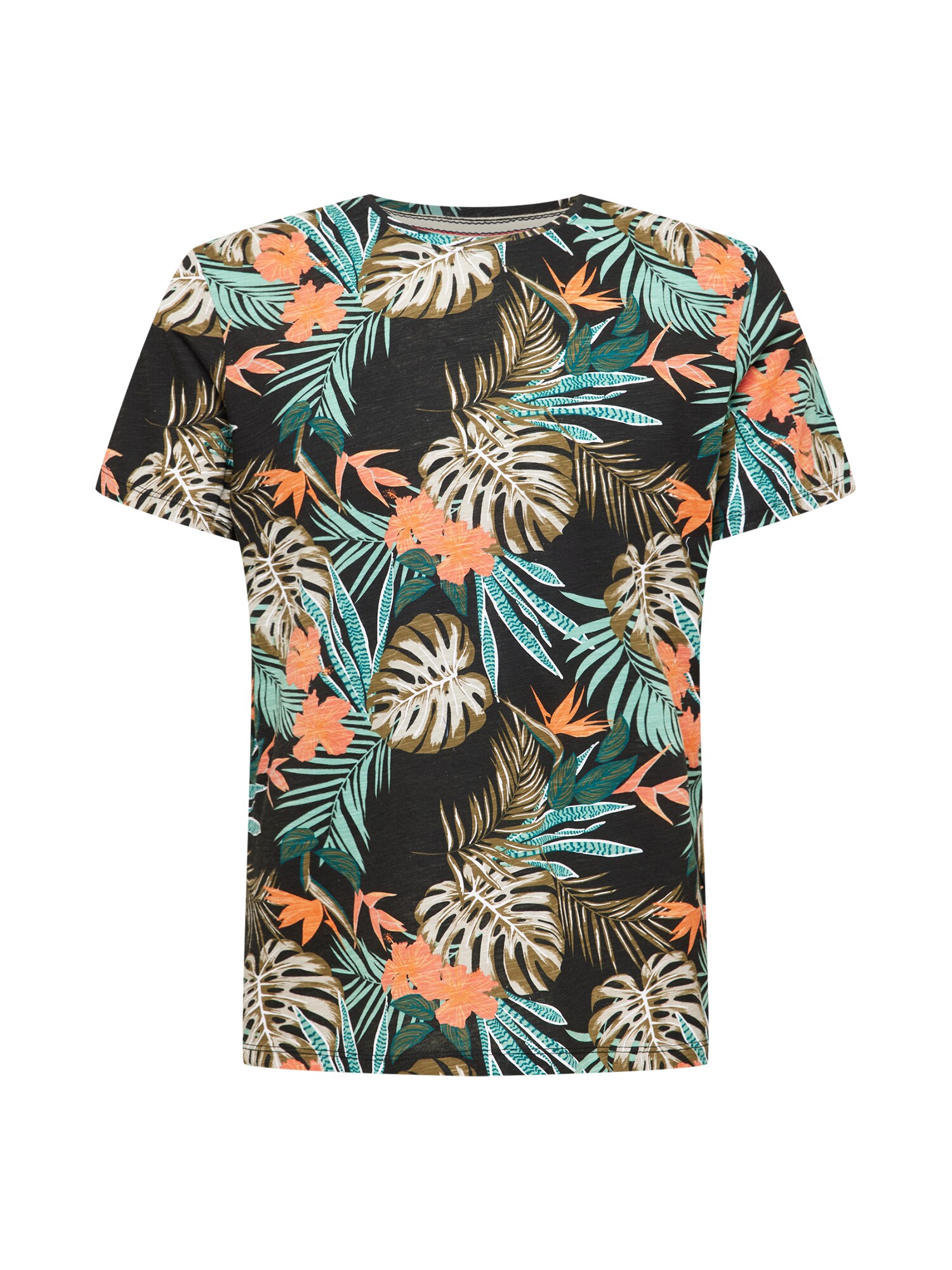 BLEND Póló  fekete / fehér / jáde / khaki / benzin