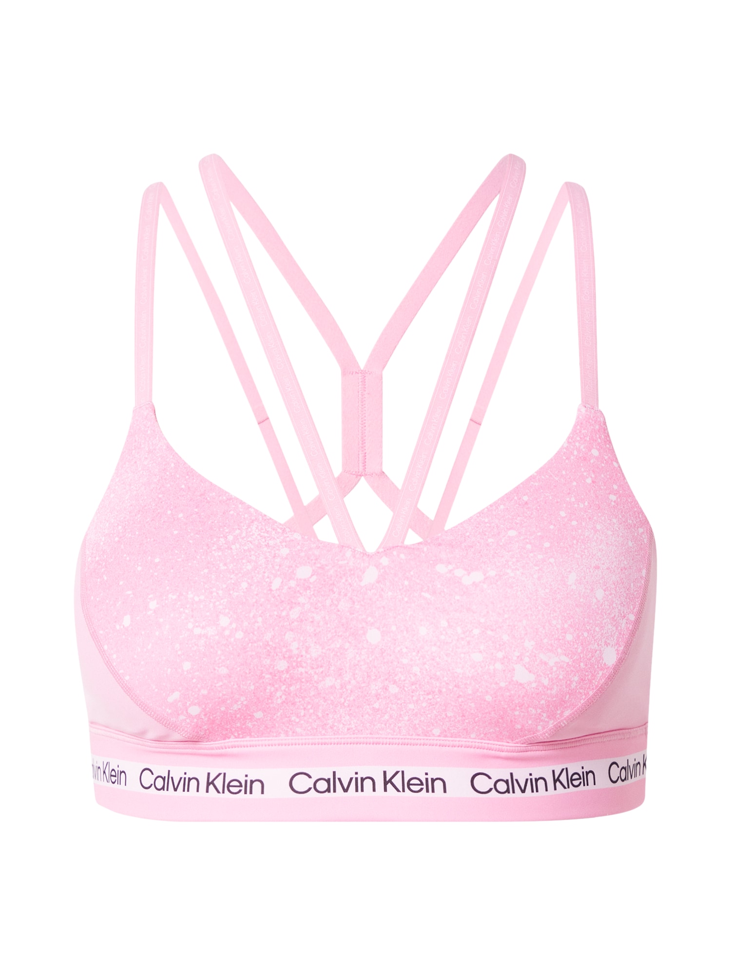 Calvin Klein Performance Sportmelltartók 'WO'  rózsaszín / fehér