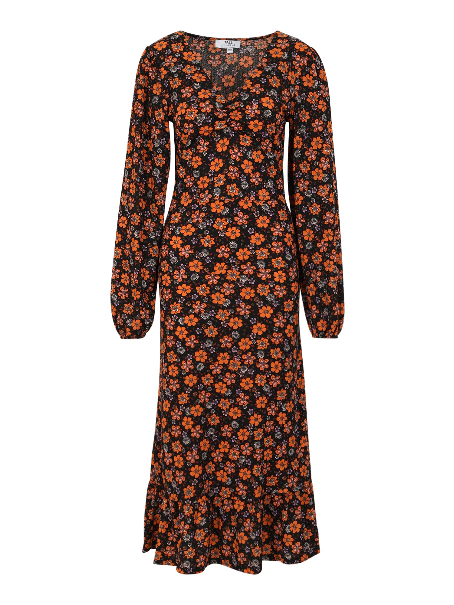 Dorothy Perkins Tall Ruha  narancs / fekete / fehér / rózsaszín