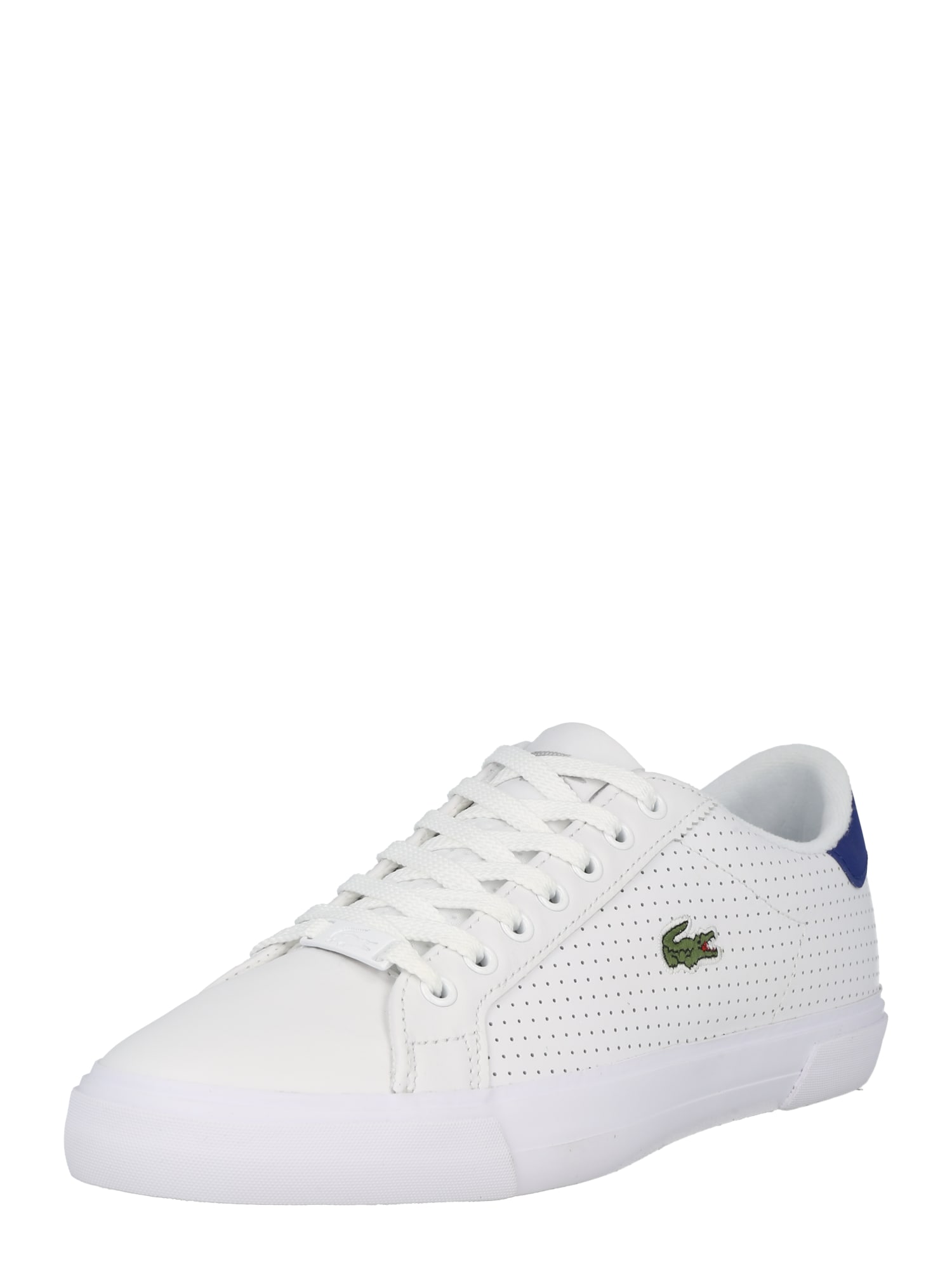 LACOSTE Rövid szárú edzőcipők 'Lerond Plus'  fehér / zöld / kék / piros