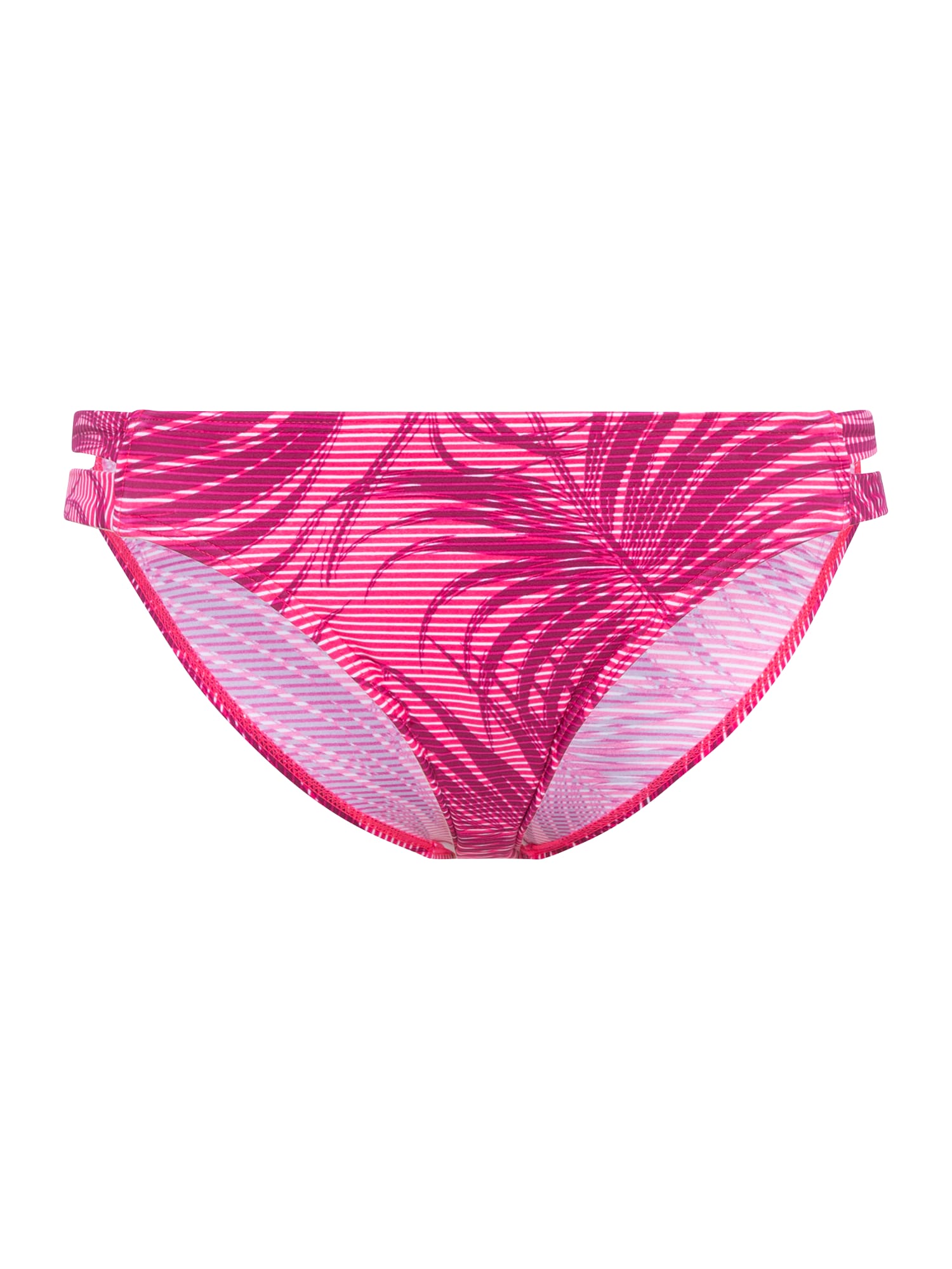 LASCANA ACTIVE Bikini nadrágok  rózsaszín / sötét-rózsaszín / fehér
