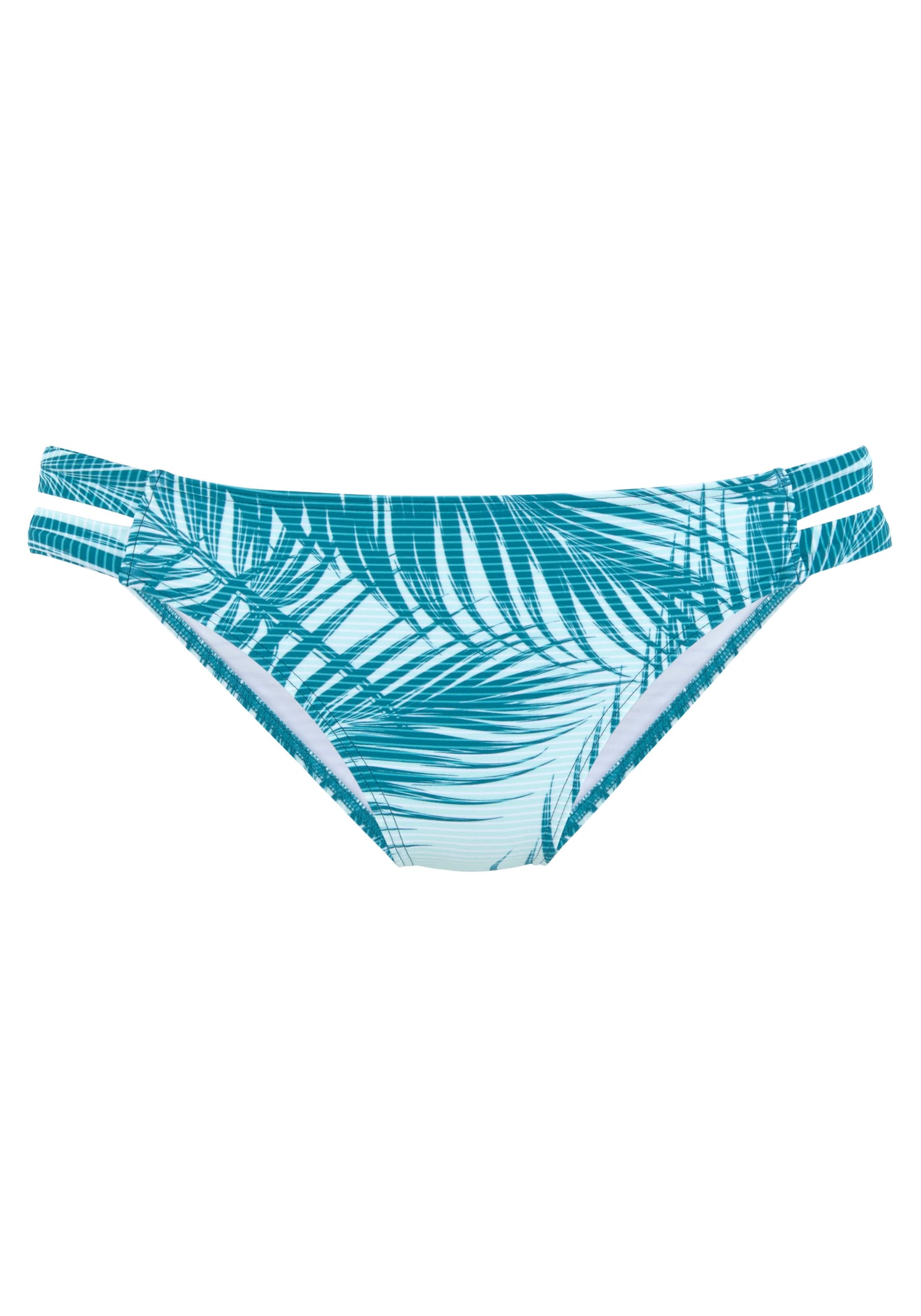 LASCANA ACTIVE Bikini nadrágok  világoskék / fehér / kék