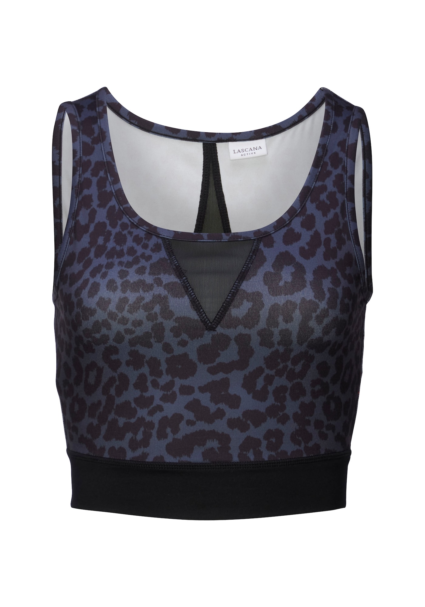 LASCANA ACTIVE Sport top  antracit / fekete