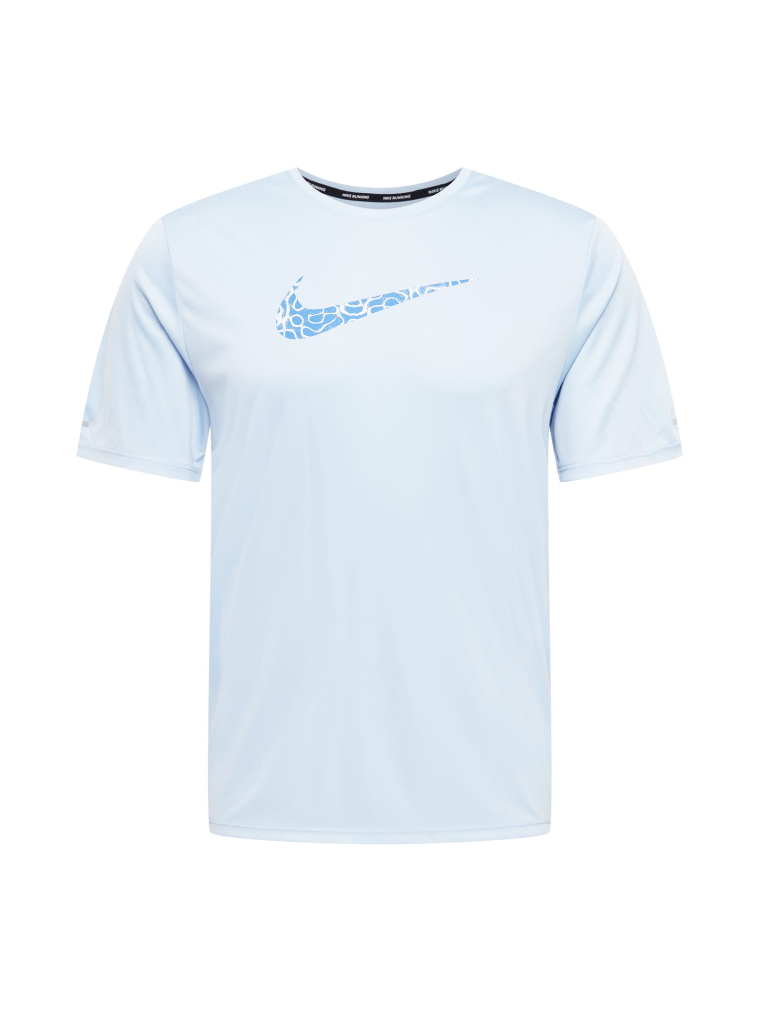 NIKE Funkcionális felső 'MILER'  világoskék / sötétkék / fehér