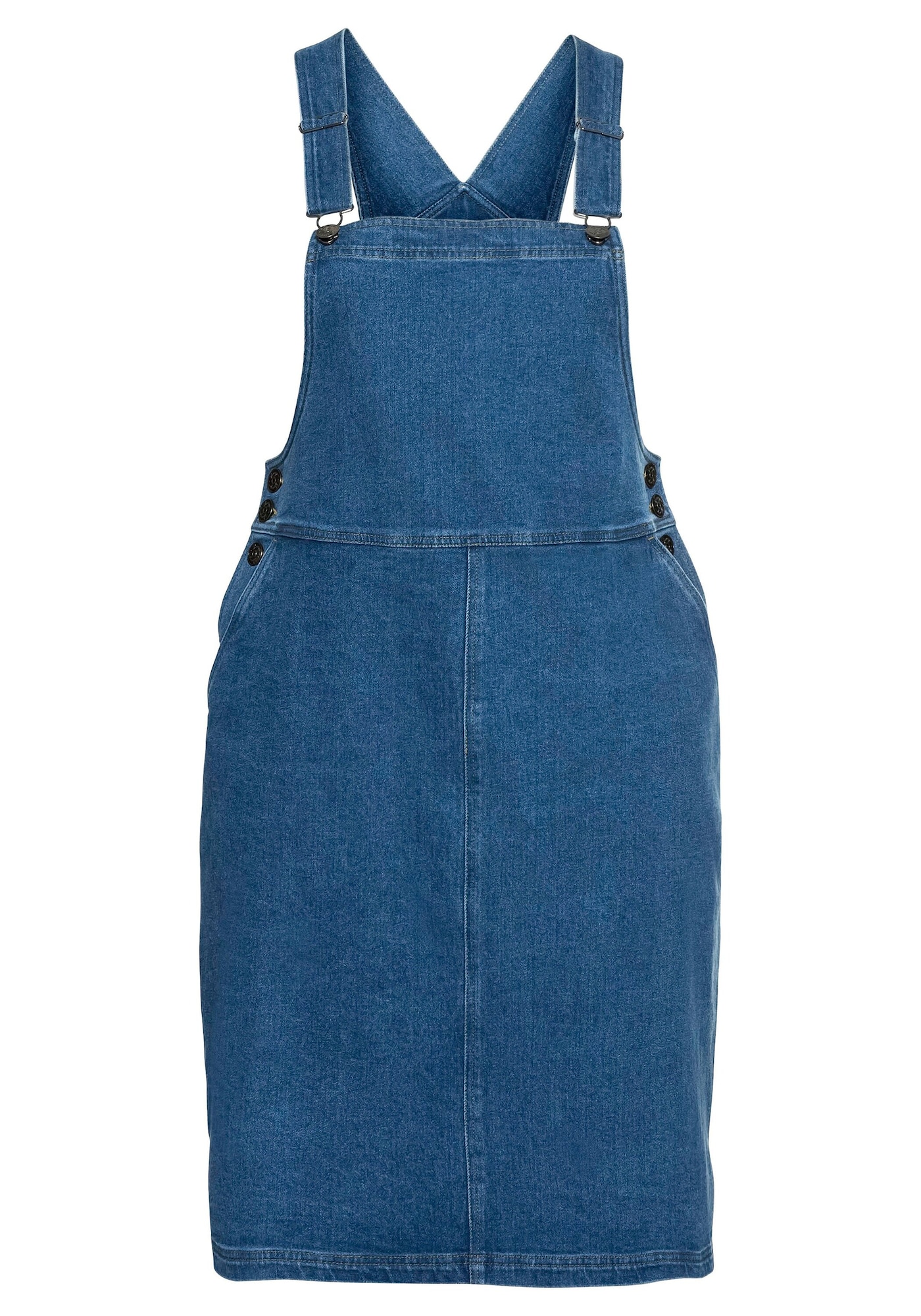 SHEEGO Kantáros szoknyák  kék farmer