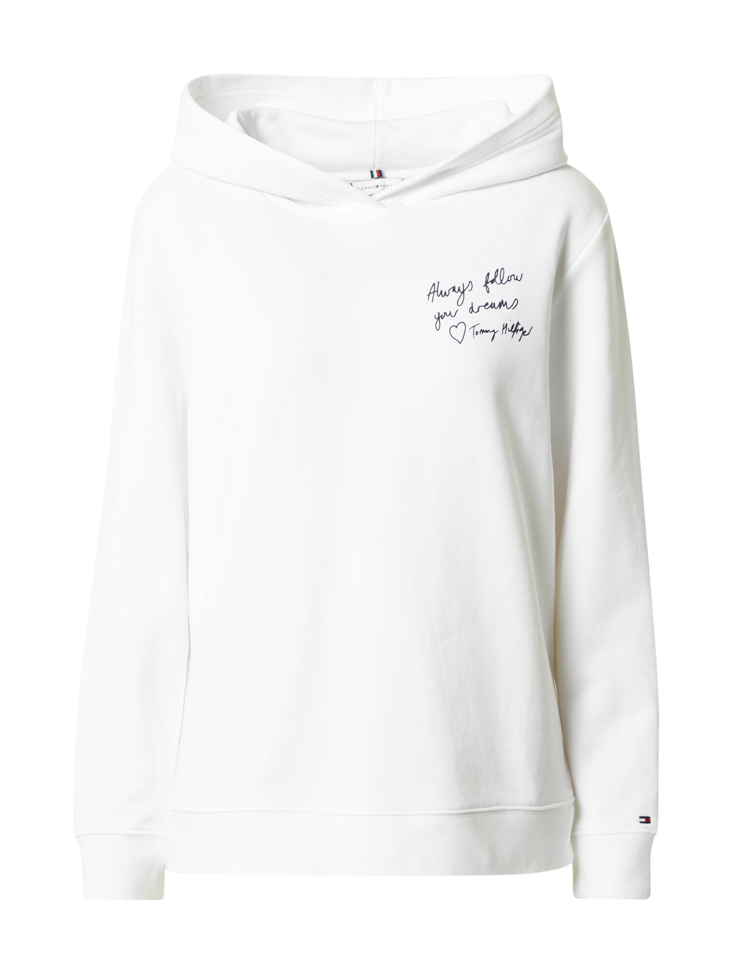 TOMMY HILFIGER Tréning póló  fehér / fekete