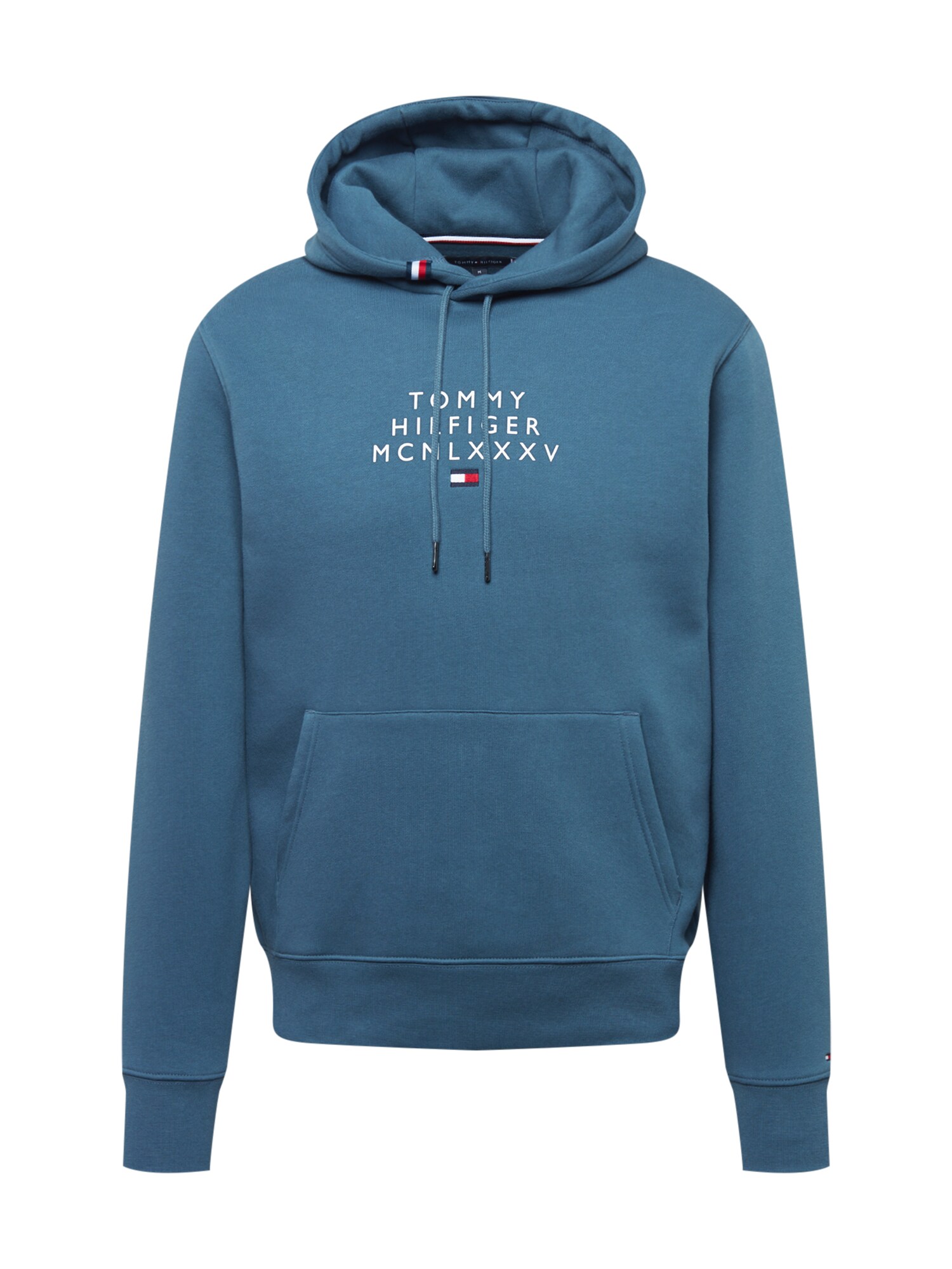 TOMMY HILFIGER Tréning póló  fehér / pasztellkék / sötétkék / piros