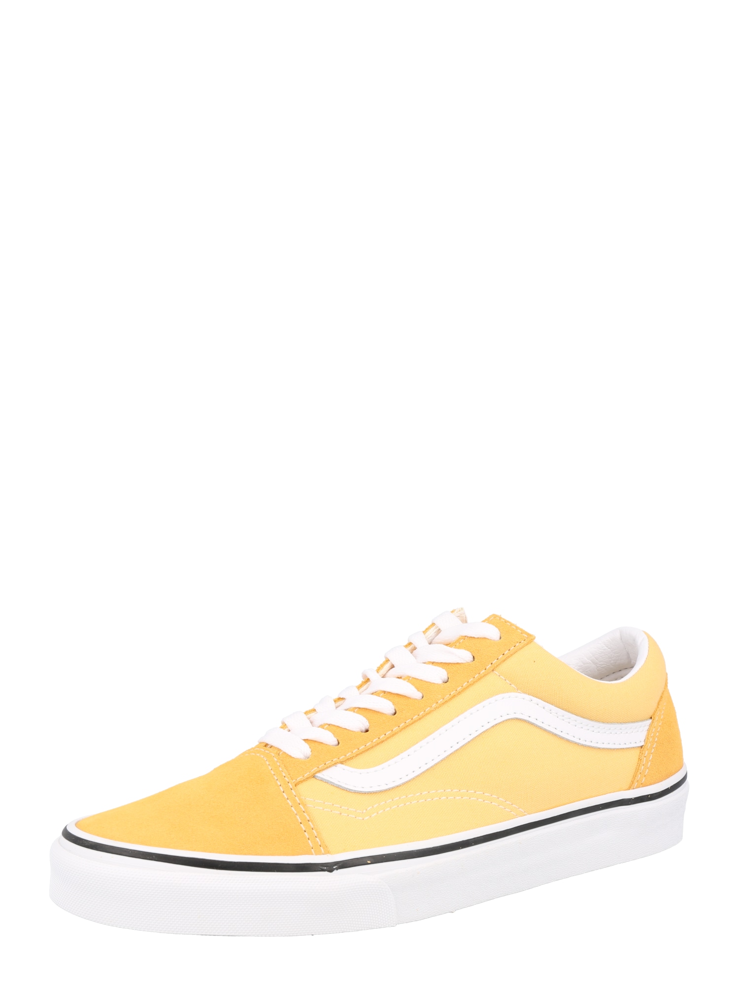 VANS Rövid szárú edzőcipők 'Old Skool'  fehér / világos sárga / méz