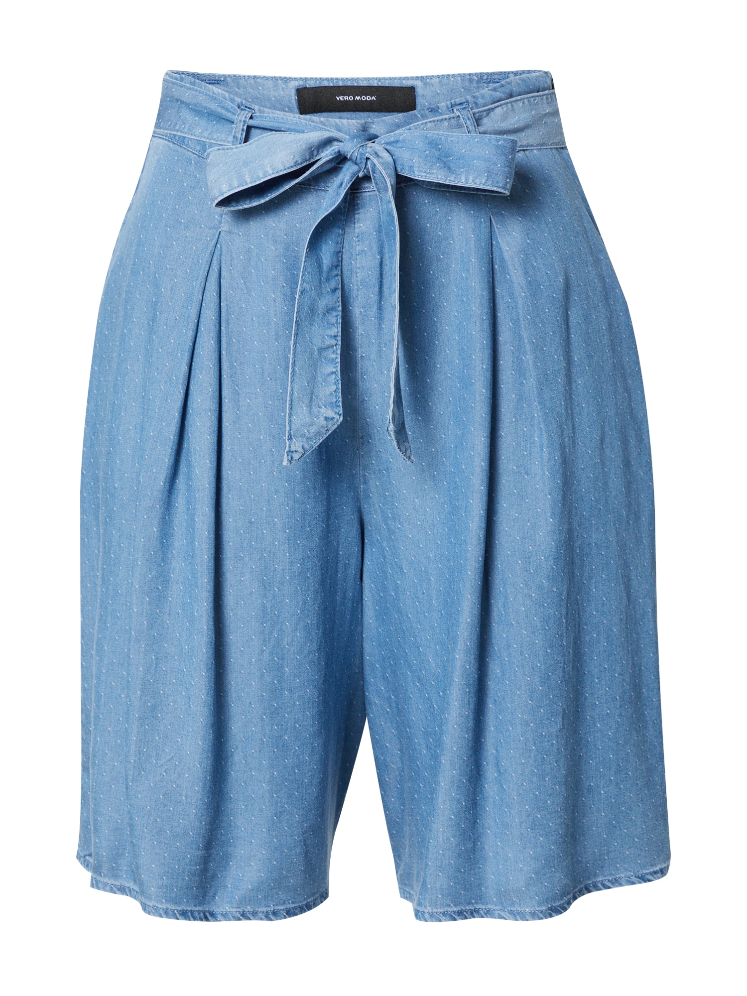 VERO MODA Élére vasalt nadrágok 'LILIANA'  kék / fehér