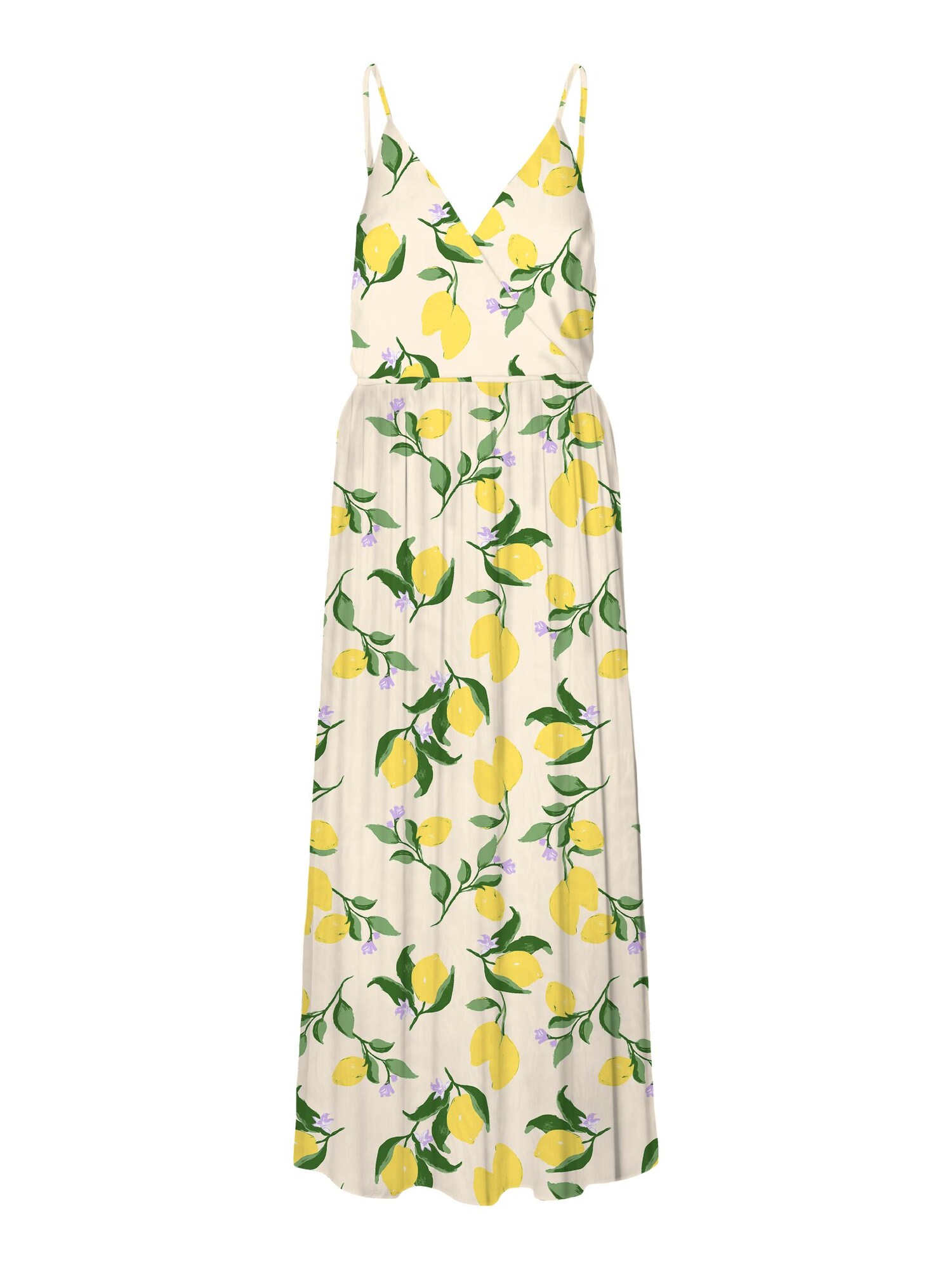 VERO MODA Ruha 'Kaya'  zöld / világos bézs / citrom / világoszöld / lila