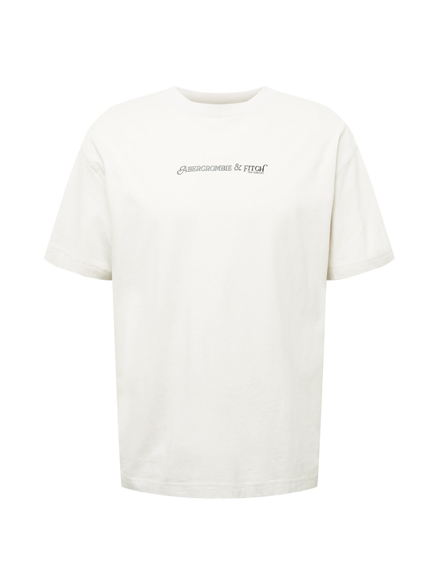 Abercrombie & Fitch Póló  krém / fekete