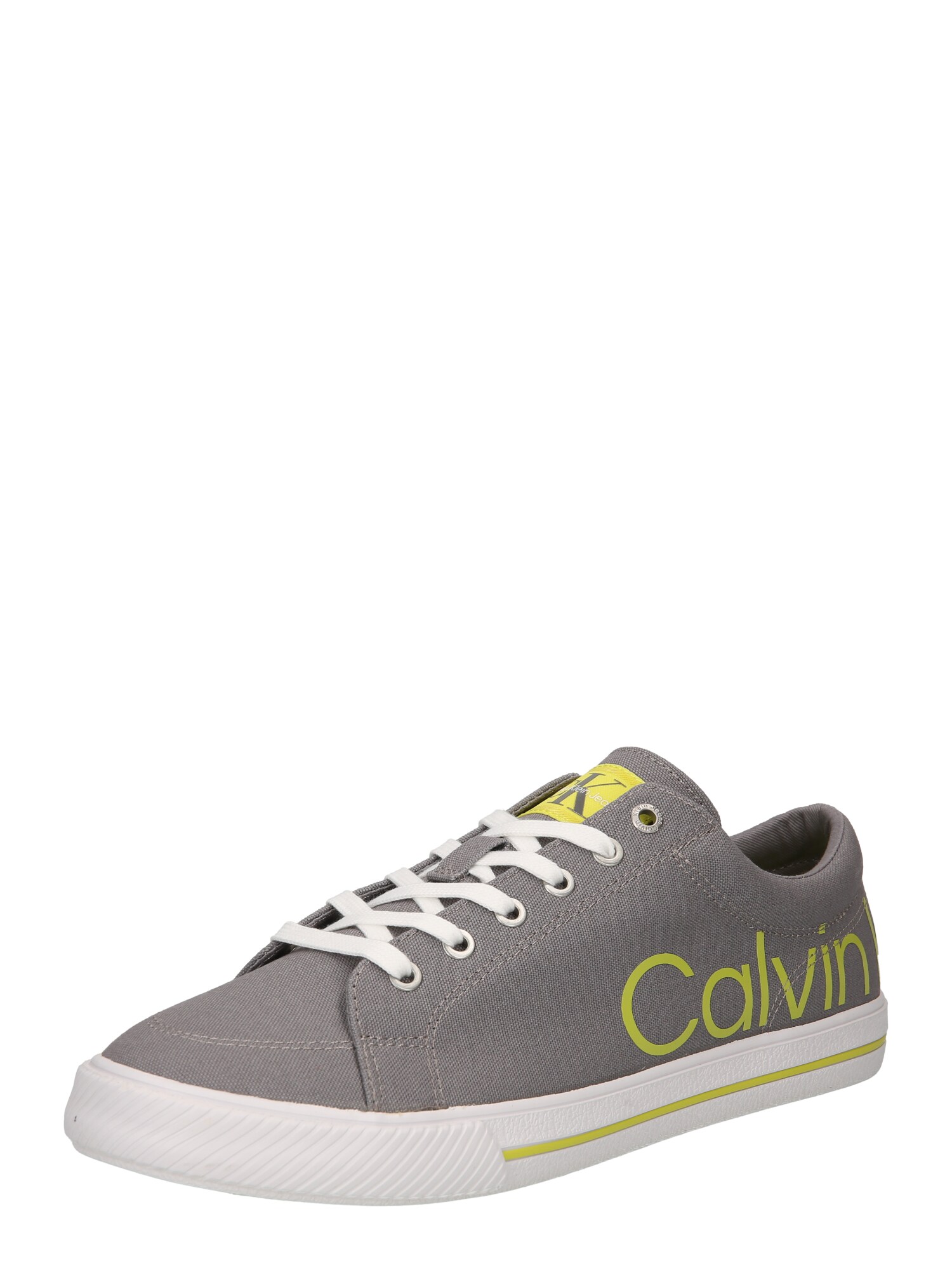 Calvin Klein Jeans Rövid szárú edzőcipők  szürke / világoszöld