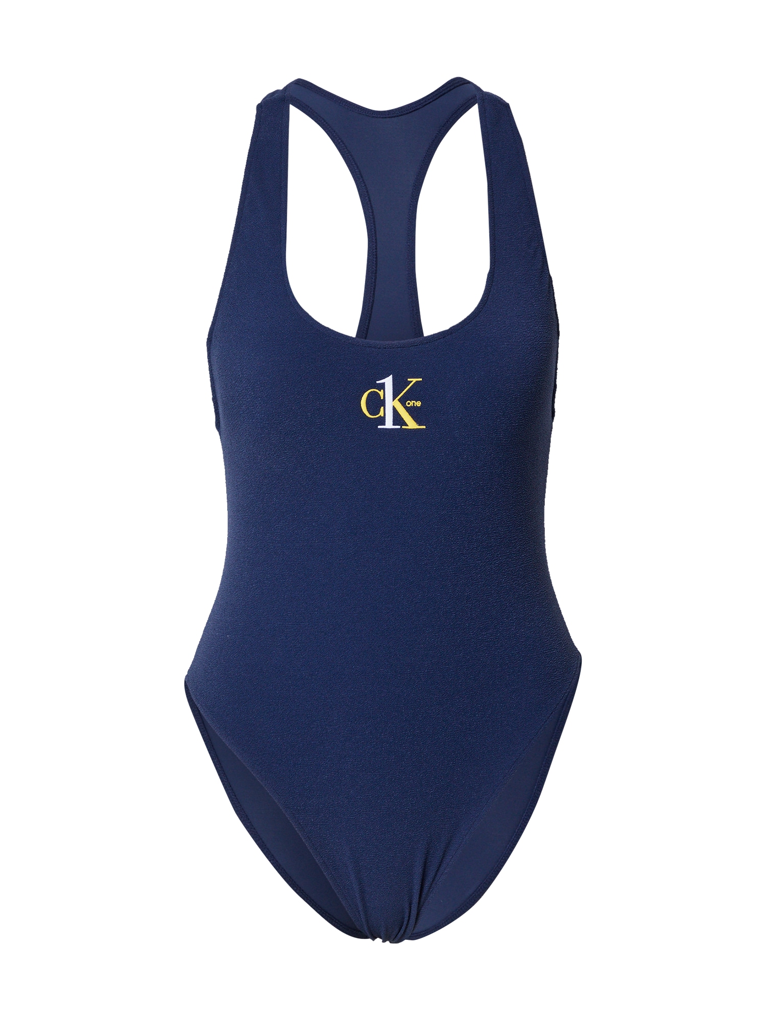 Calvin Klein Swimwear Fürdőruhák  sötétkék / fehér / sárga