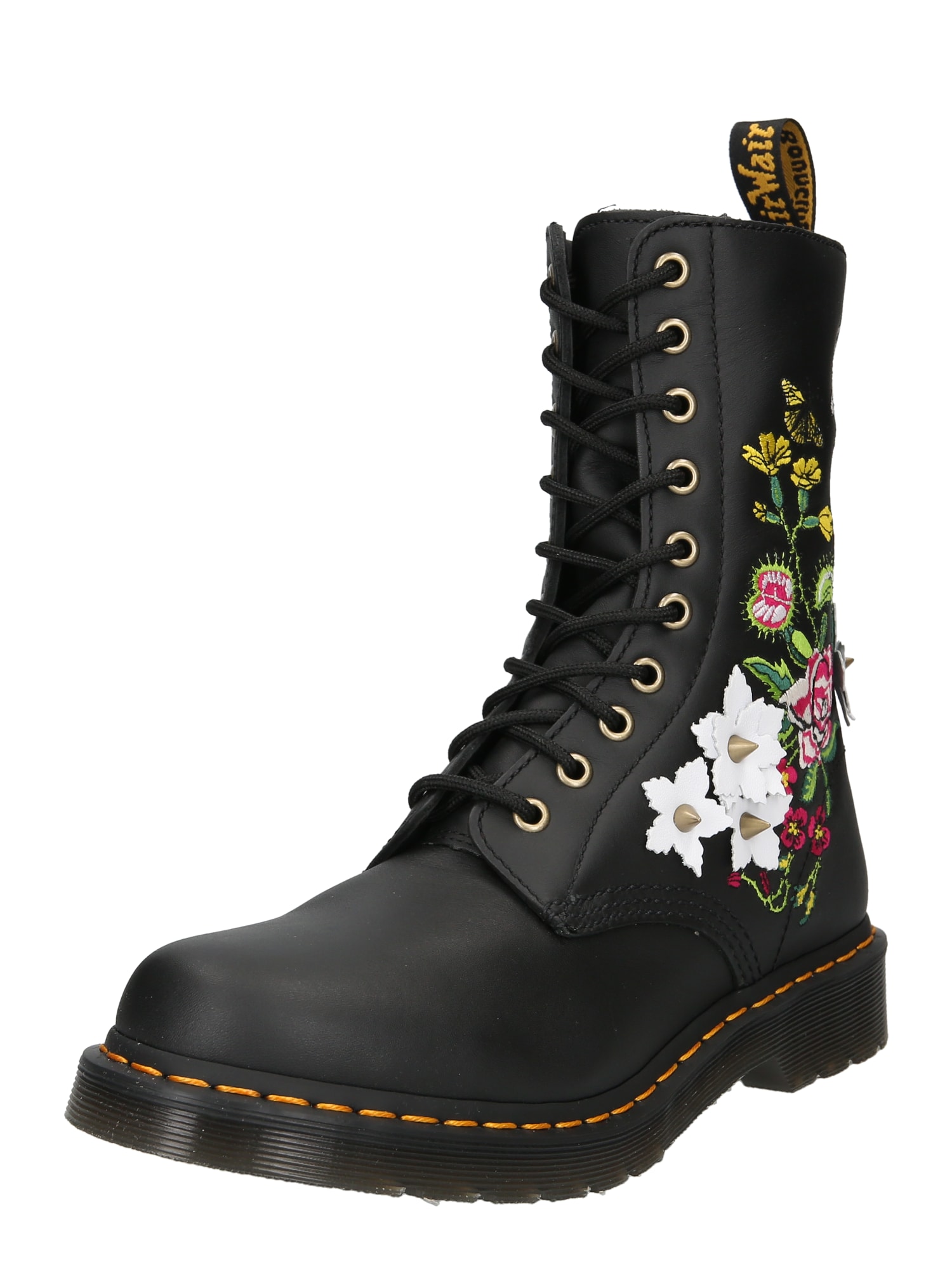 Dr. Martens Fűzős rövid szárú csizmák  fekete / vegyes színek