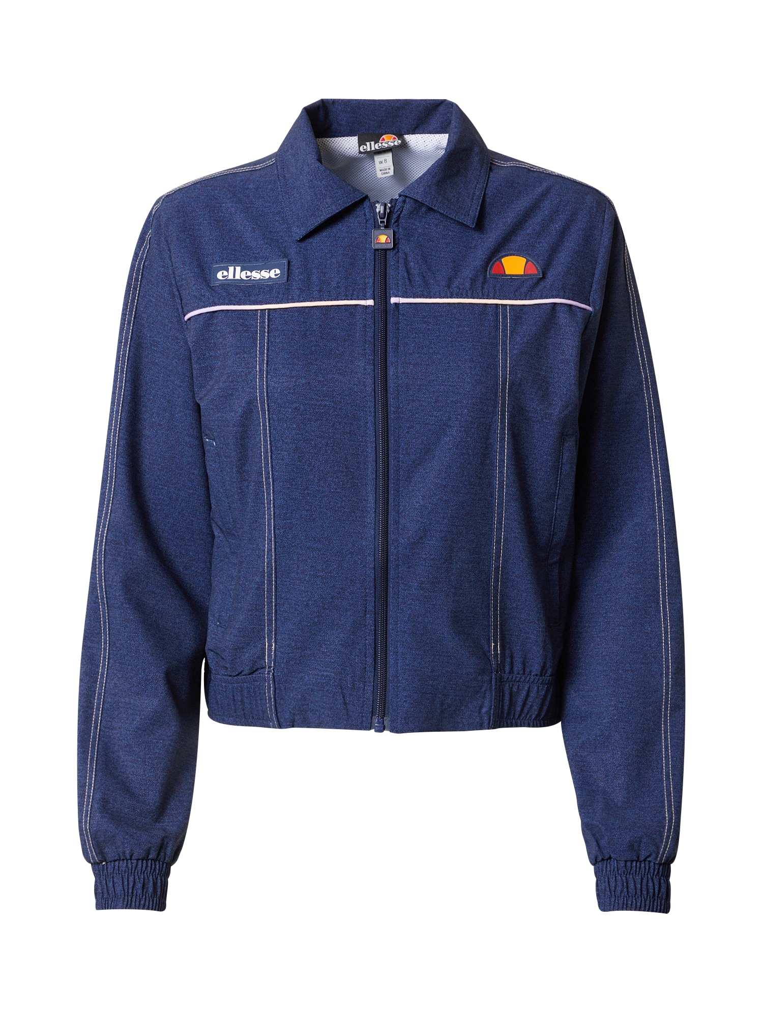 ELLESSE Átmeneti dzseki 'Stupendo'  kék farmer / narancs / piros / fehér