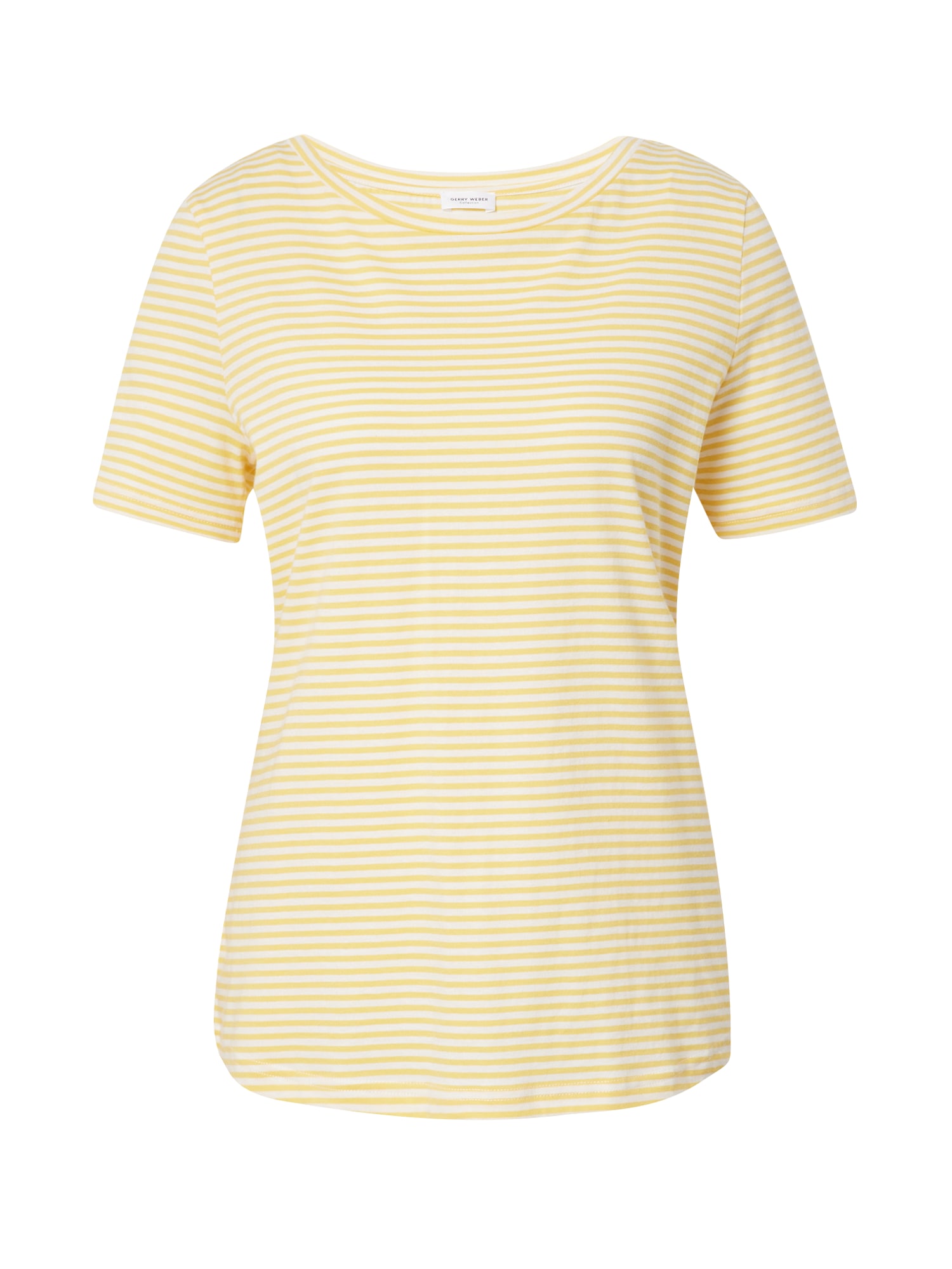 GERRY WEBER Póló  sárga / fehér